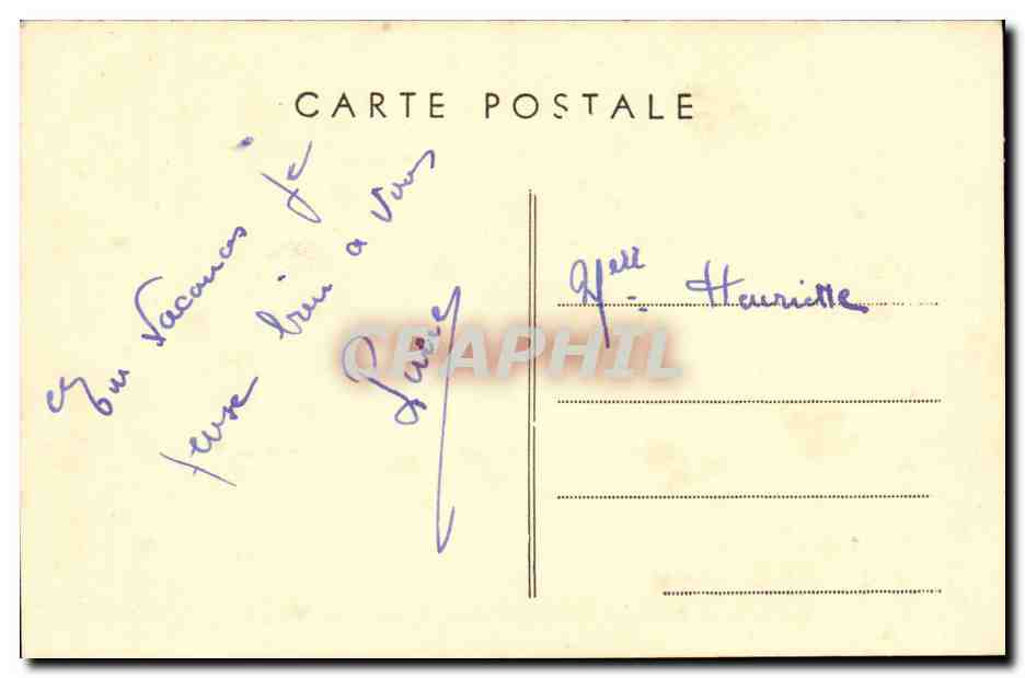 Bourbon-Lancy Thermal (S.-et-L.) — Hôpital d'Aligre - La Chapelle — Rückseite
