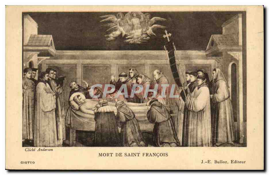 CPA Mort de Saint Francois 