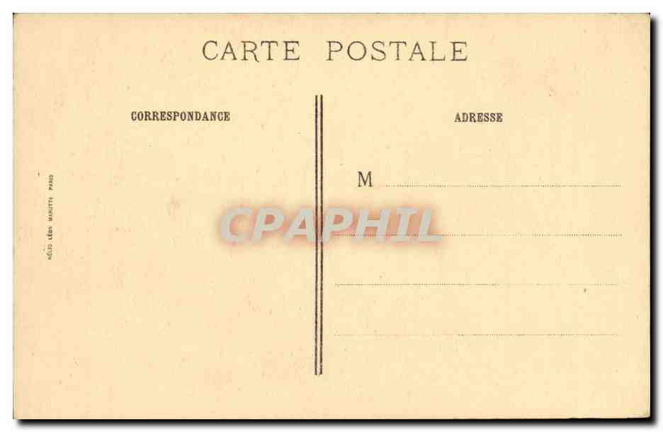 CPA Mort de Saint Francois  — Verso