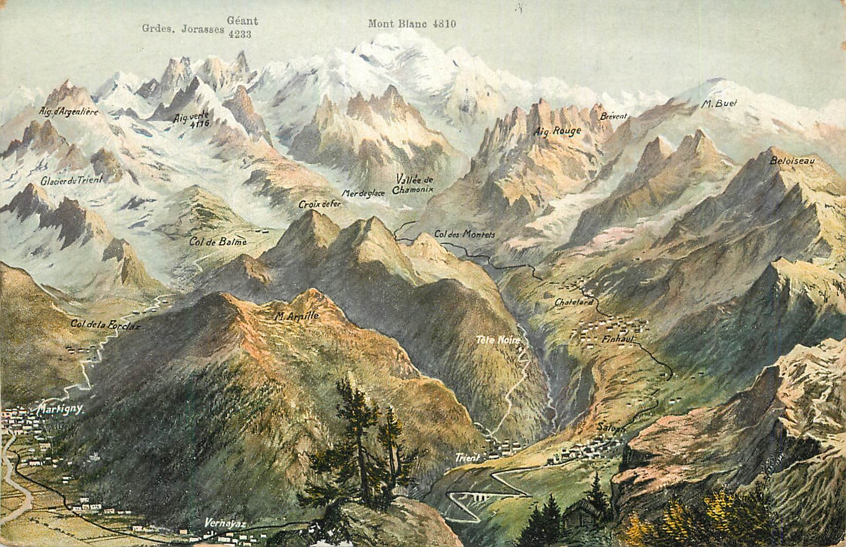 CPA Vernayaz Chamonix Wehrli A G Kilehberg Zurich