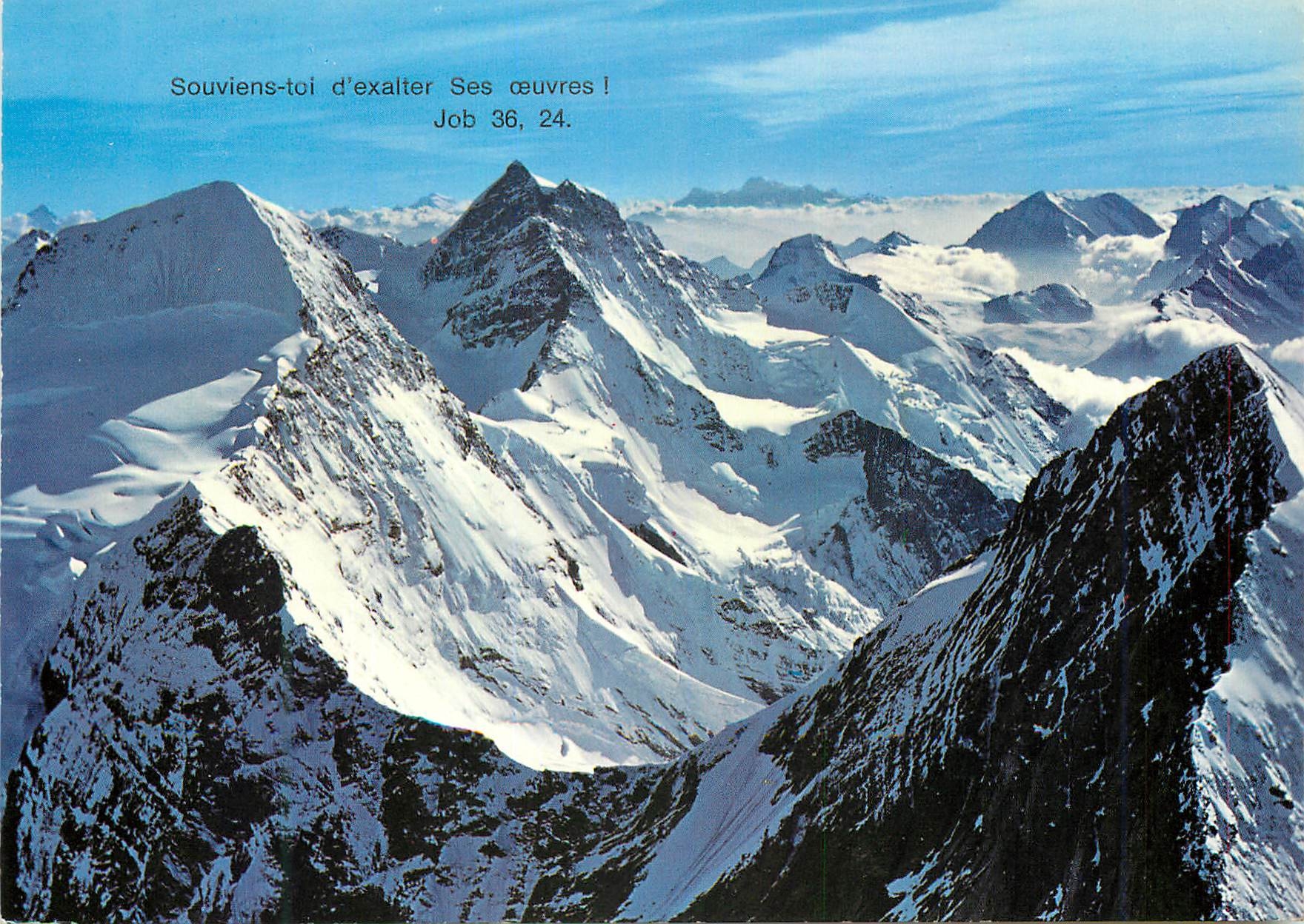 CPM Souviens toi d exalter Ses ceuvres job Colorphoto Edition Deriaz Baulmes Reproduction interdite