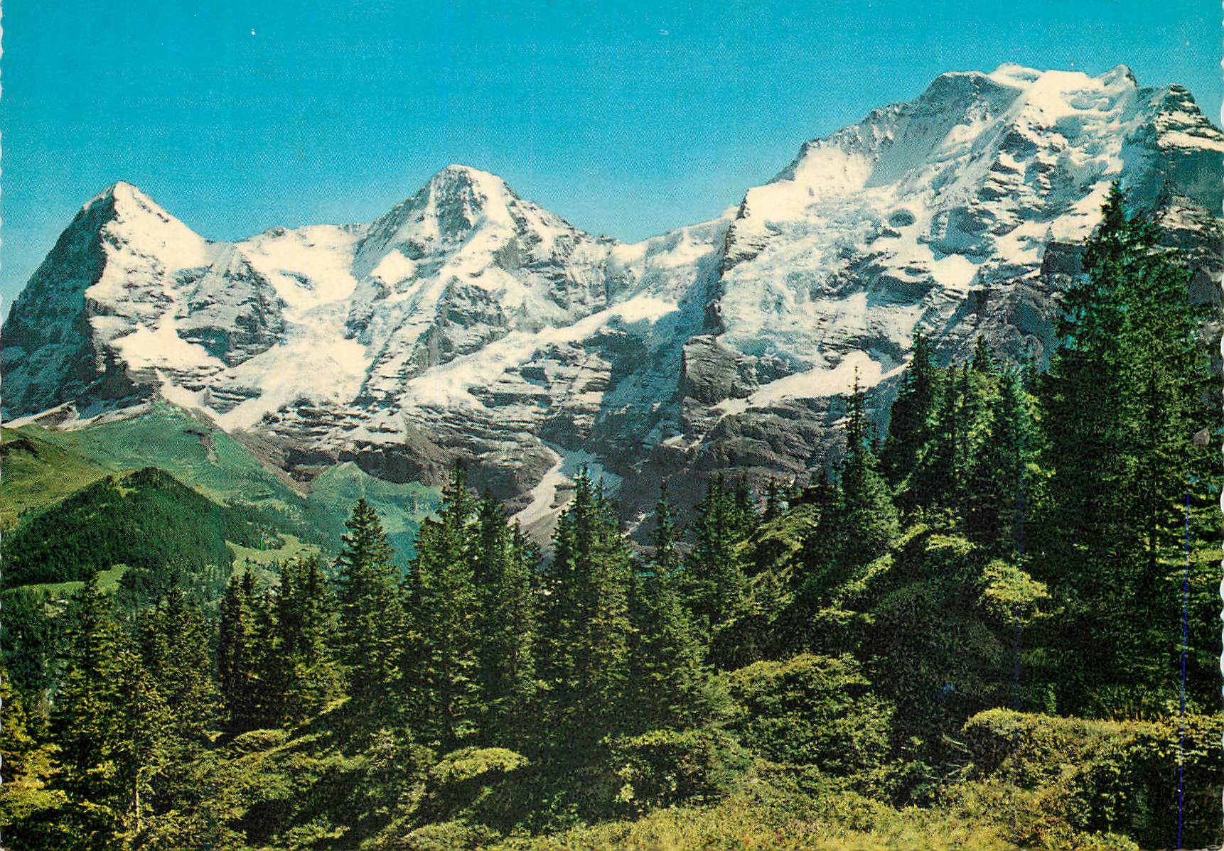CPM Berner oberland Schweiz Eiger Monch Jungfrau Oberland Bernois Suisse Eiger Monch Jungfrau Oberland Bernese Svizzera 