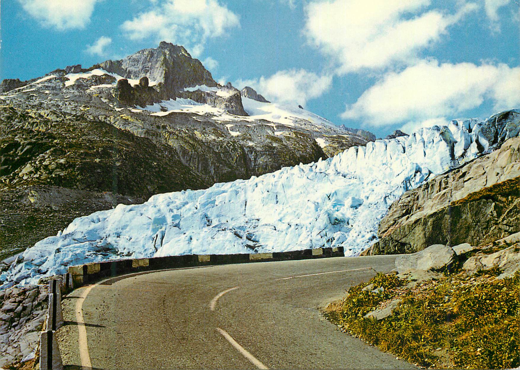 CPM Furkapass Rhonegletscher Gerstenhorn Glacier du Rhone Rhone Glacier