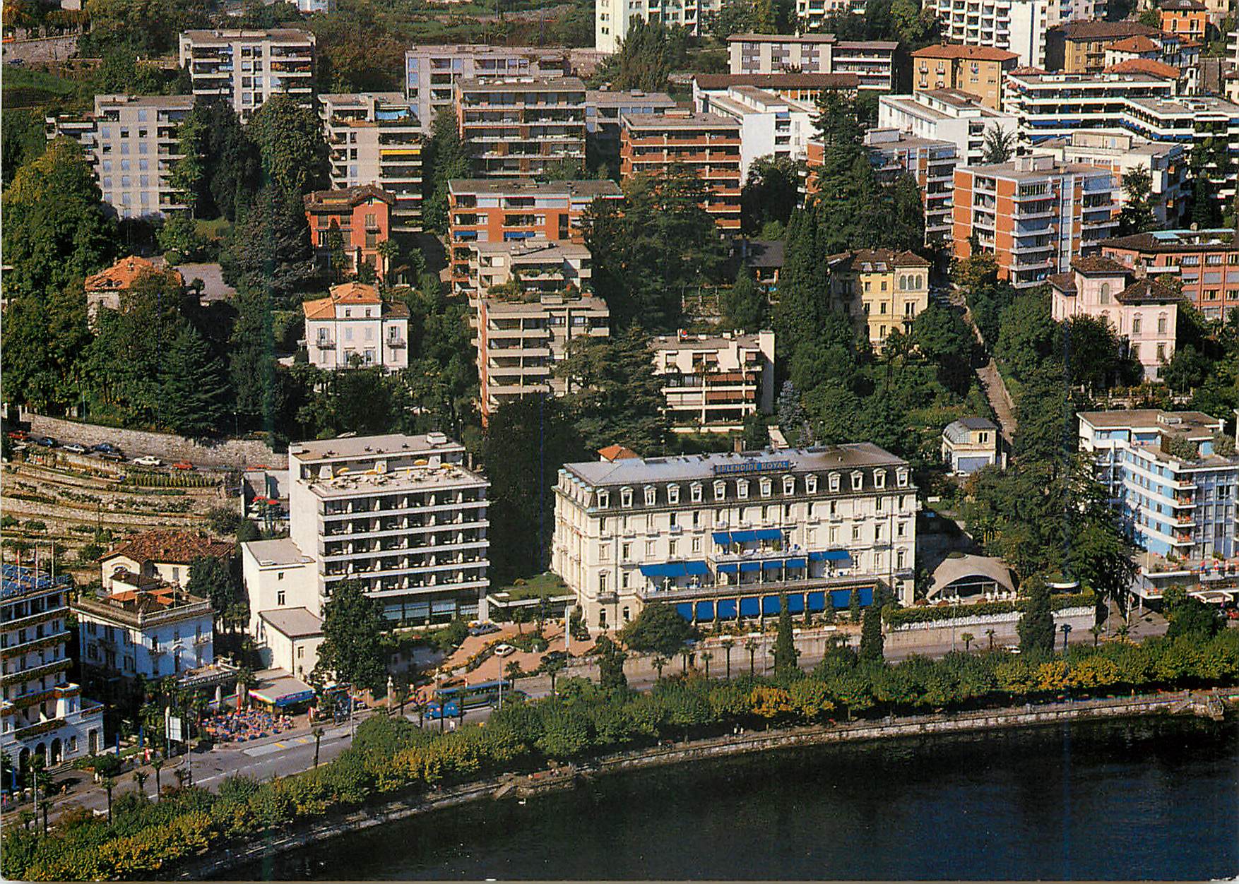 CPM Hotel Splendide Royal Riva Caccia Lugano Tel Telex splen Telefax