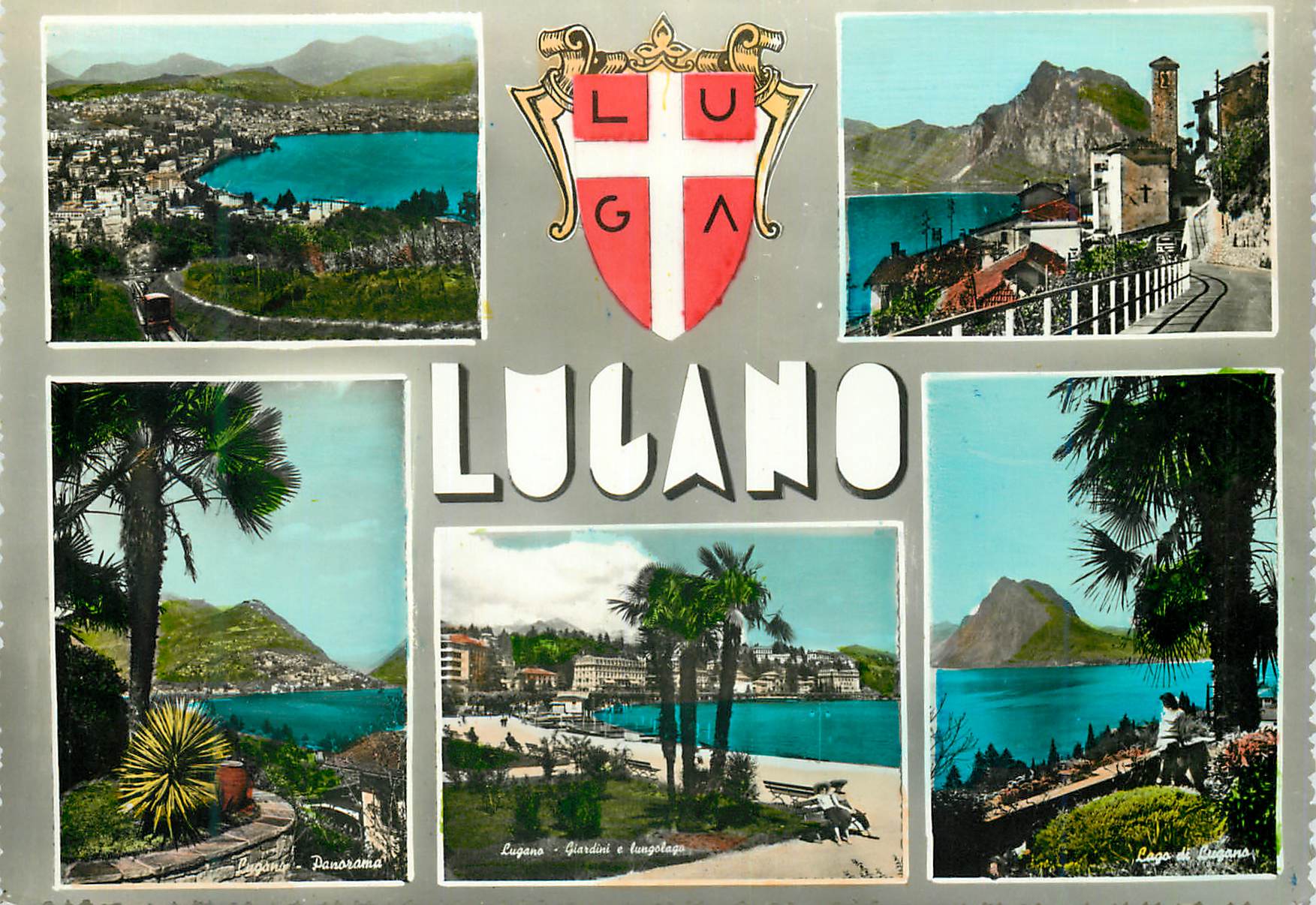 CPM Lugano Panorama Lago de Lugano
