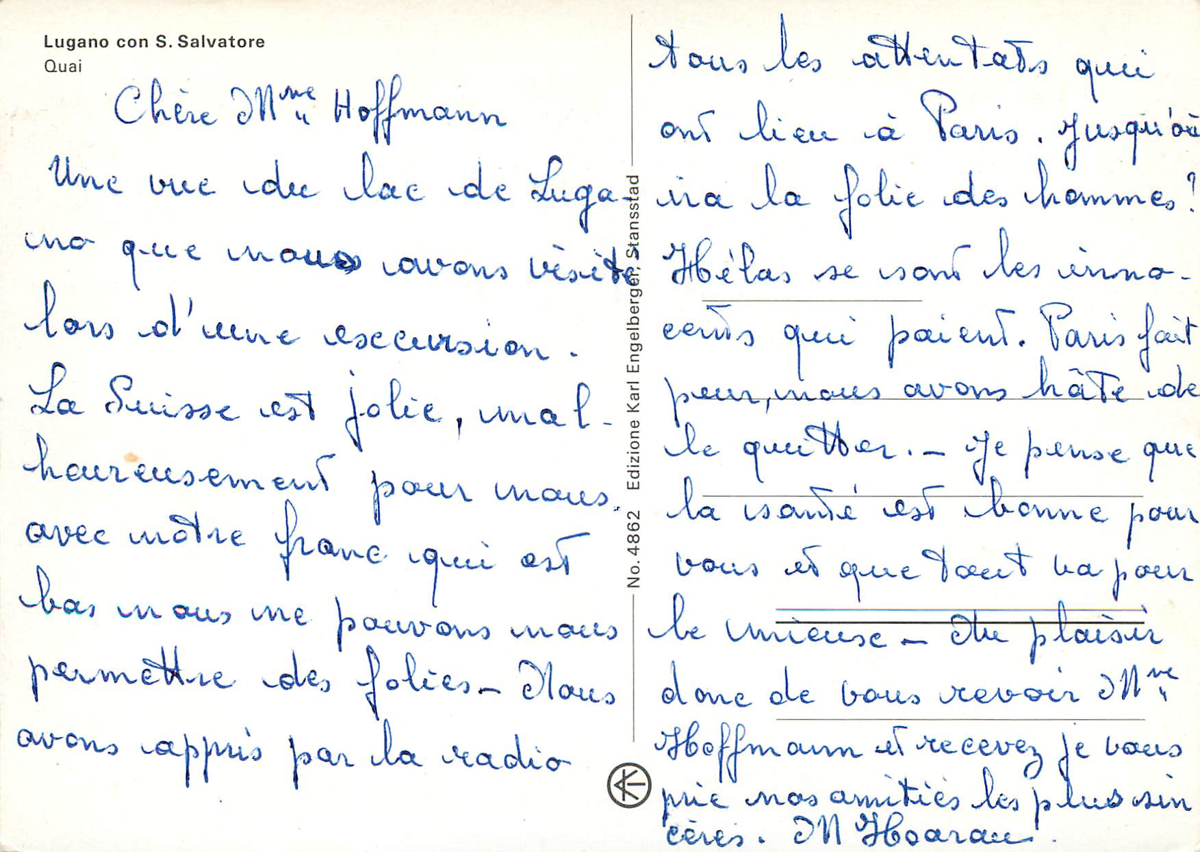 CPM Lugano con S Salvatore Quai — Verso