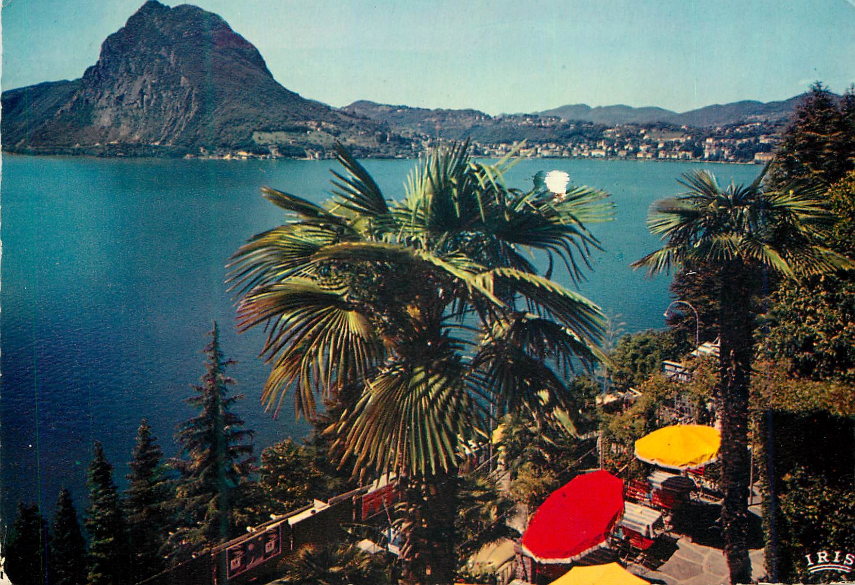 CPM Lugano Castagnola Veduta sul S Salvatore Ed Beccarelli C Lugano Foto a colori di A pancaldi