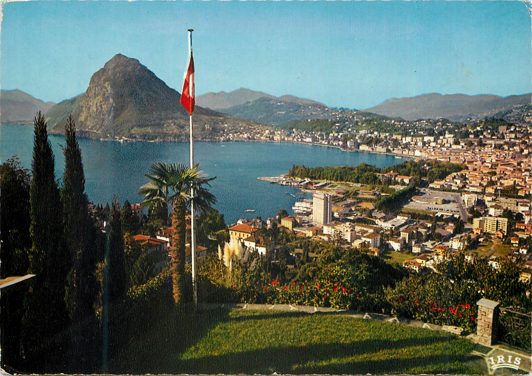 CPM Lugano Vista generale con il S Salvatore Ed Beccarelli C Lugano Foto a colori di A pancaldi