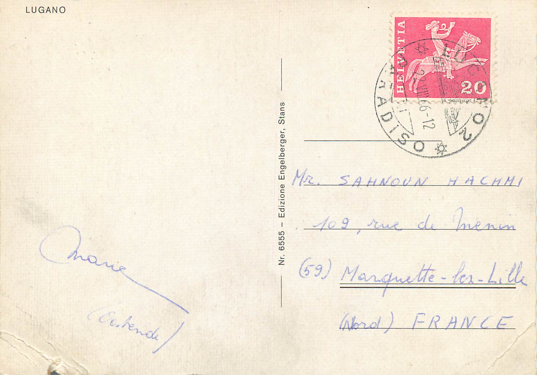 CPM Lugano — Rückseite