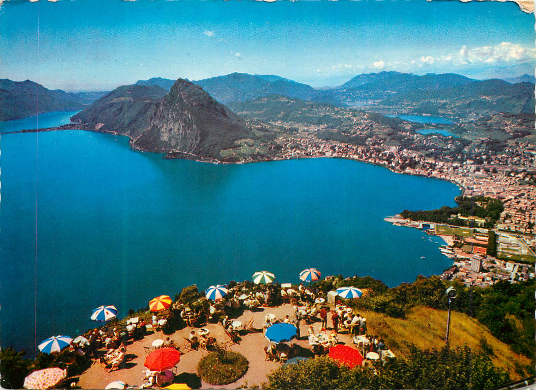 CPM Lugano Veduta dalla vetta del Bre