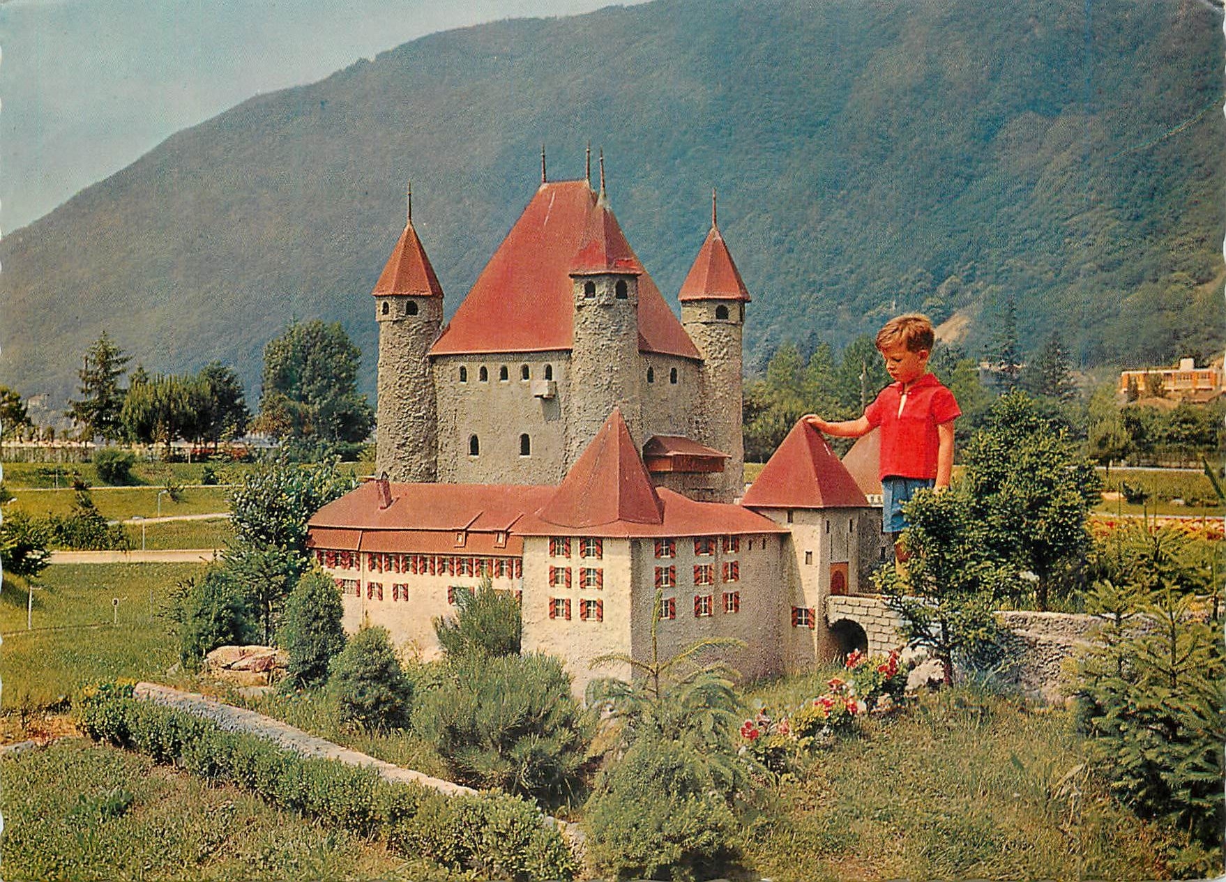 CPM Swissminiatur Melide Lugano Chateau de Thoune Schloss Thun Castello di Thun