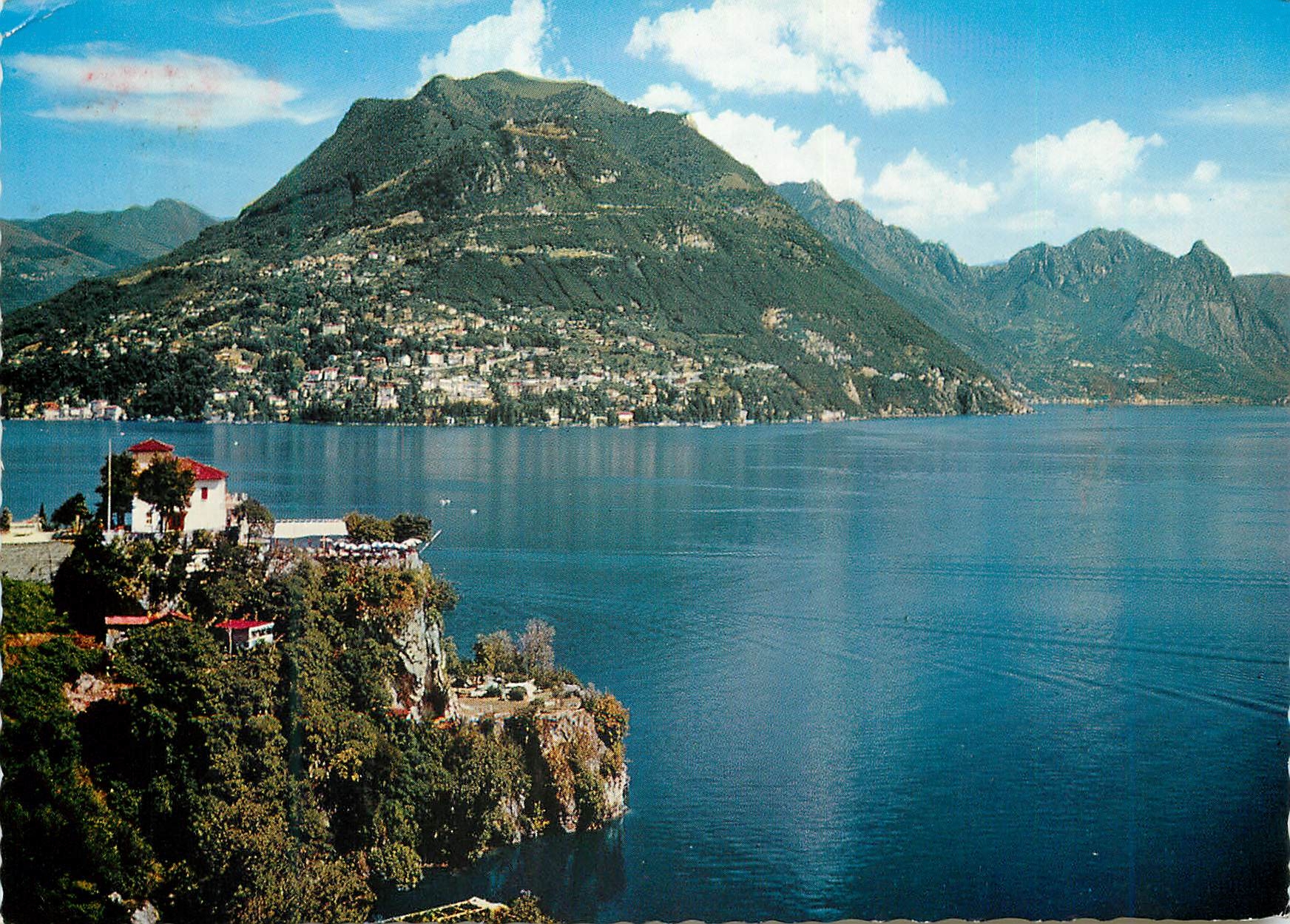 CPM Lugano Monte Bre e Lago di Lugano vedutta da Capo San Martino