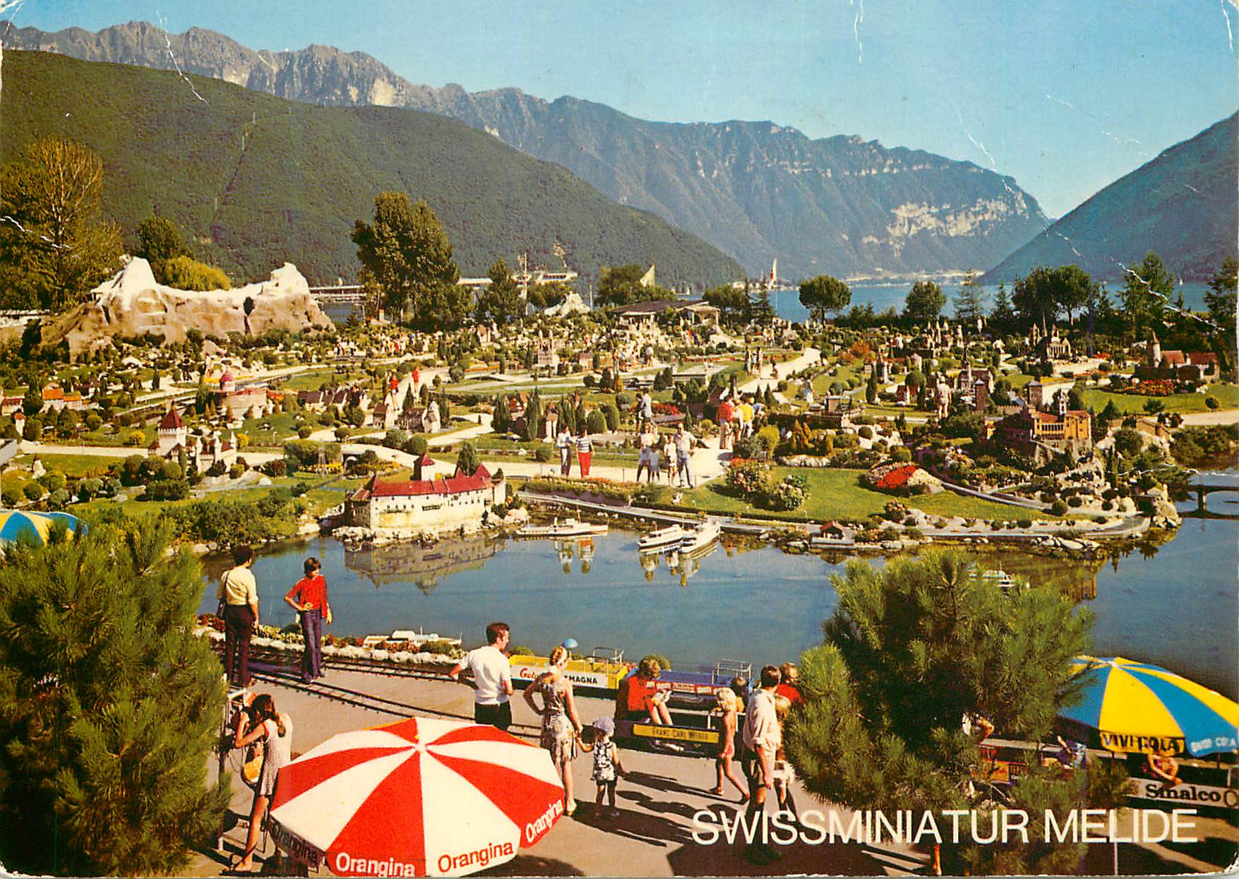 CPM Swissminiatur melide Melide Lugano Generalinsicht Vista generale