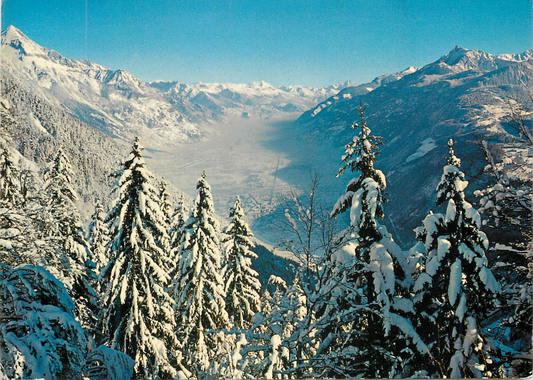 CPM Martigny et la Vallee du Rhone en hiver