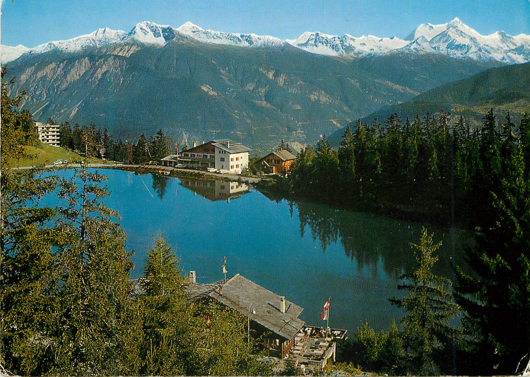 CPM Montana alt m Le lac Grenon le Weisshorn et la Bella Tolla m