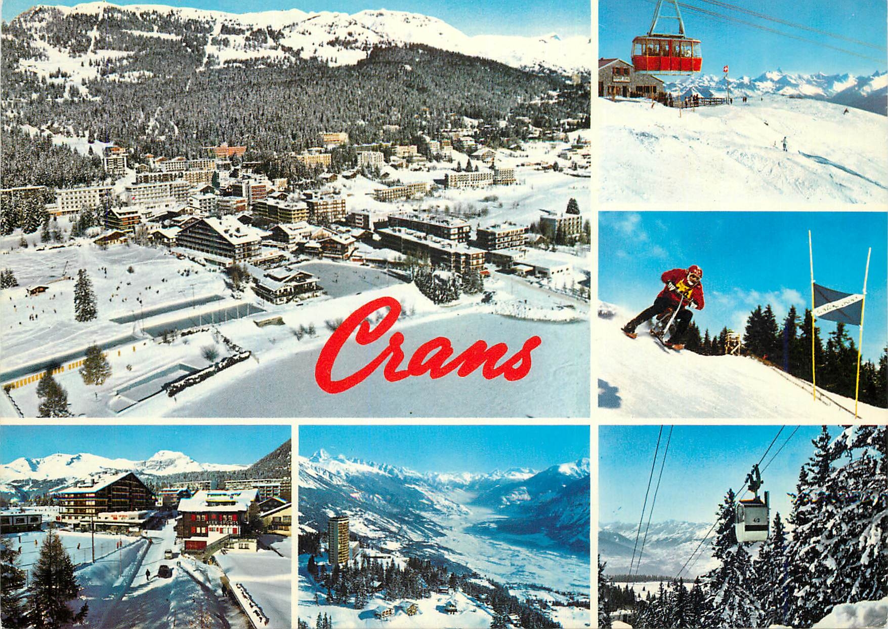 CPM Crans Montana Vermala Vacances Ensoleillees