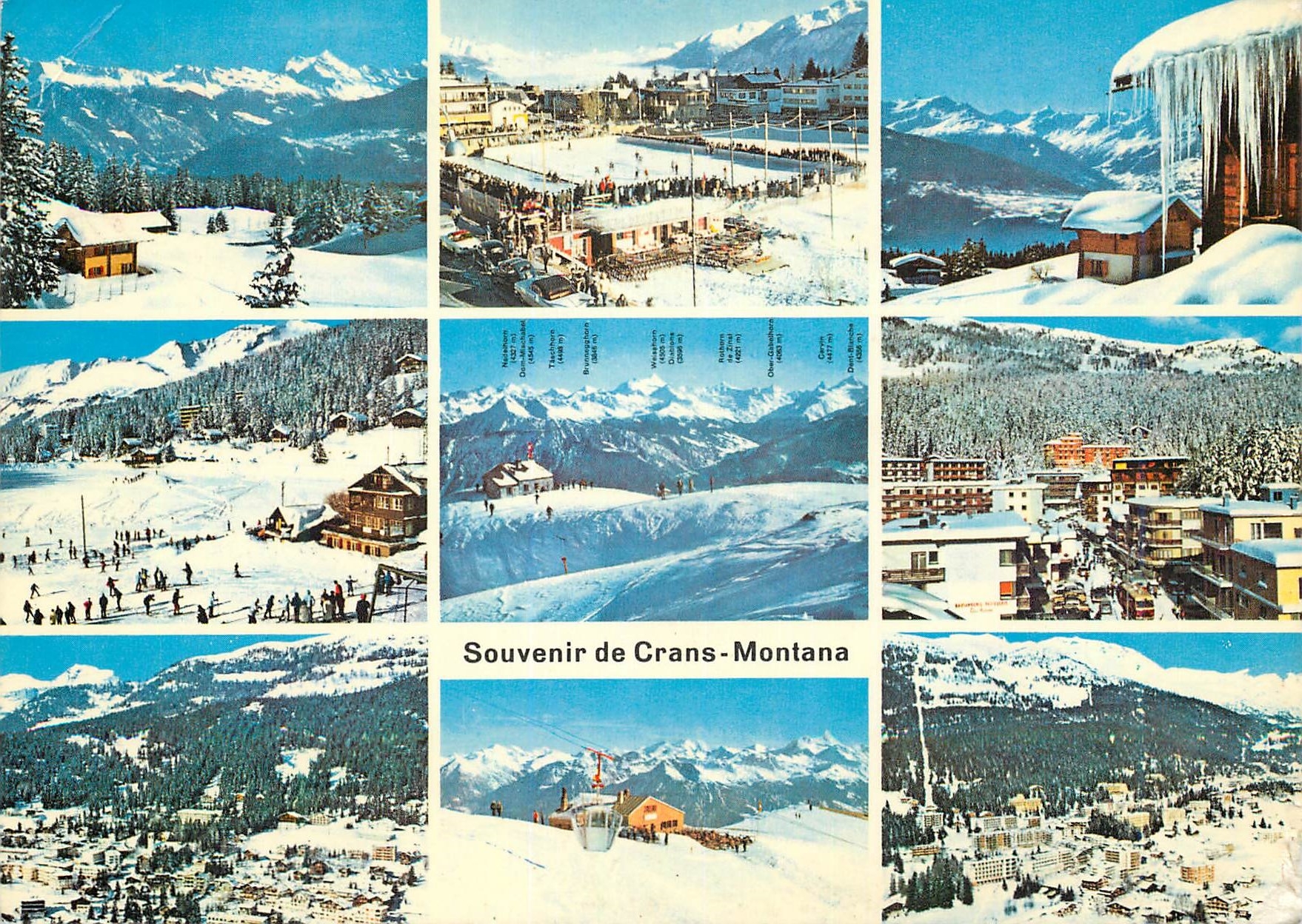CPM Souvenir de Crans Montana Photoglob Wehrli S A Zurich Vevey
