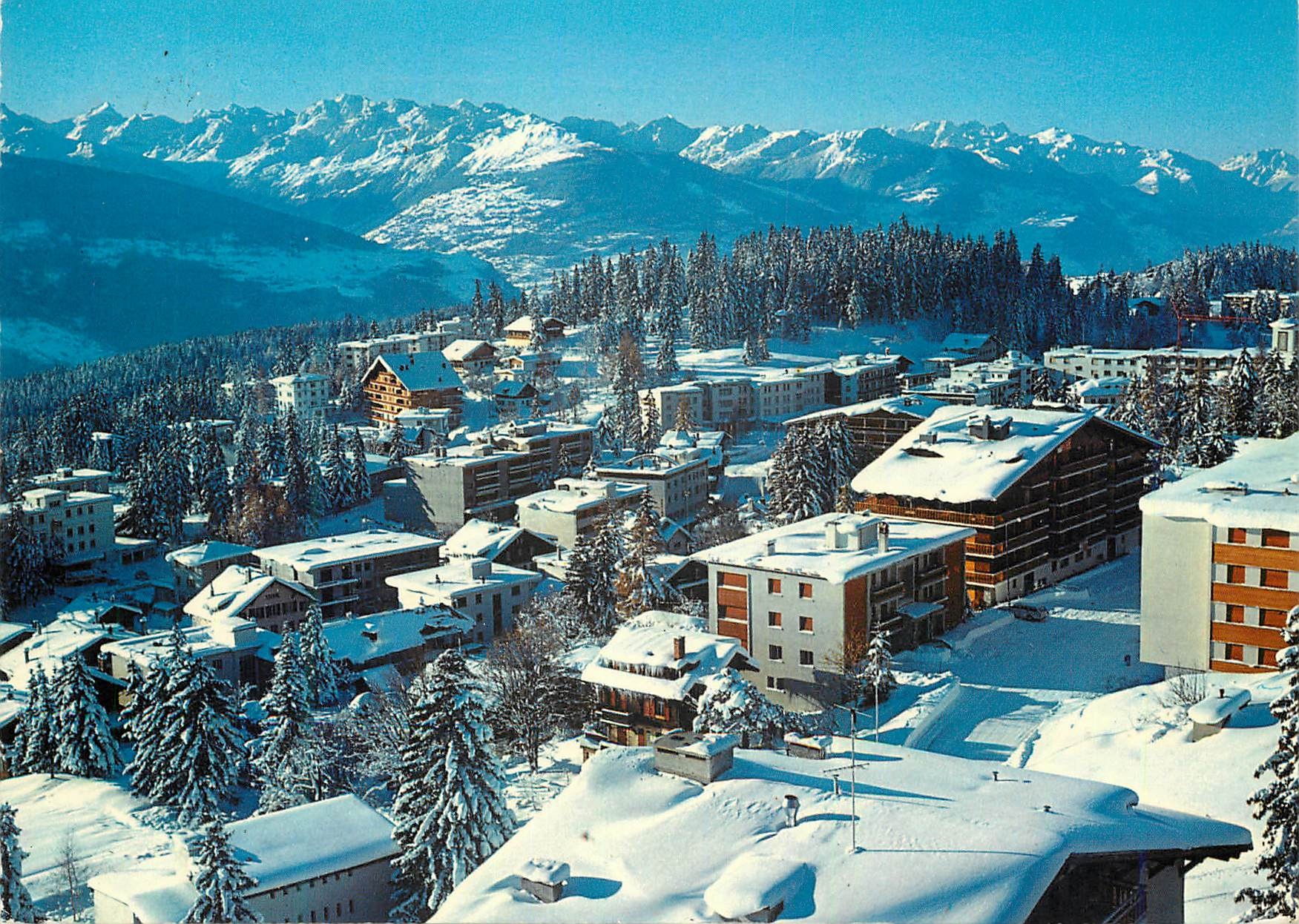 CPM Schweiz Suisse Switzerland Montana Station alt m