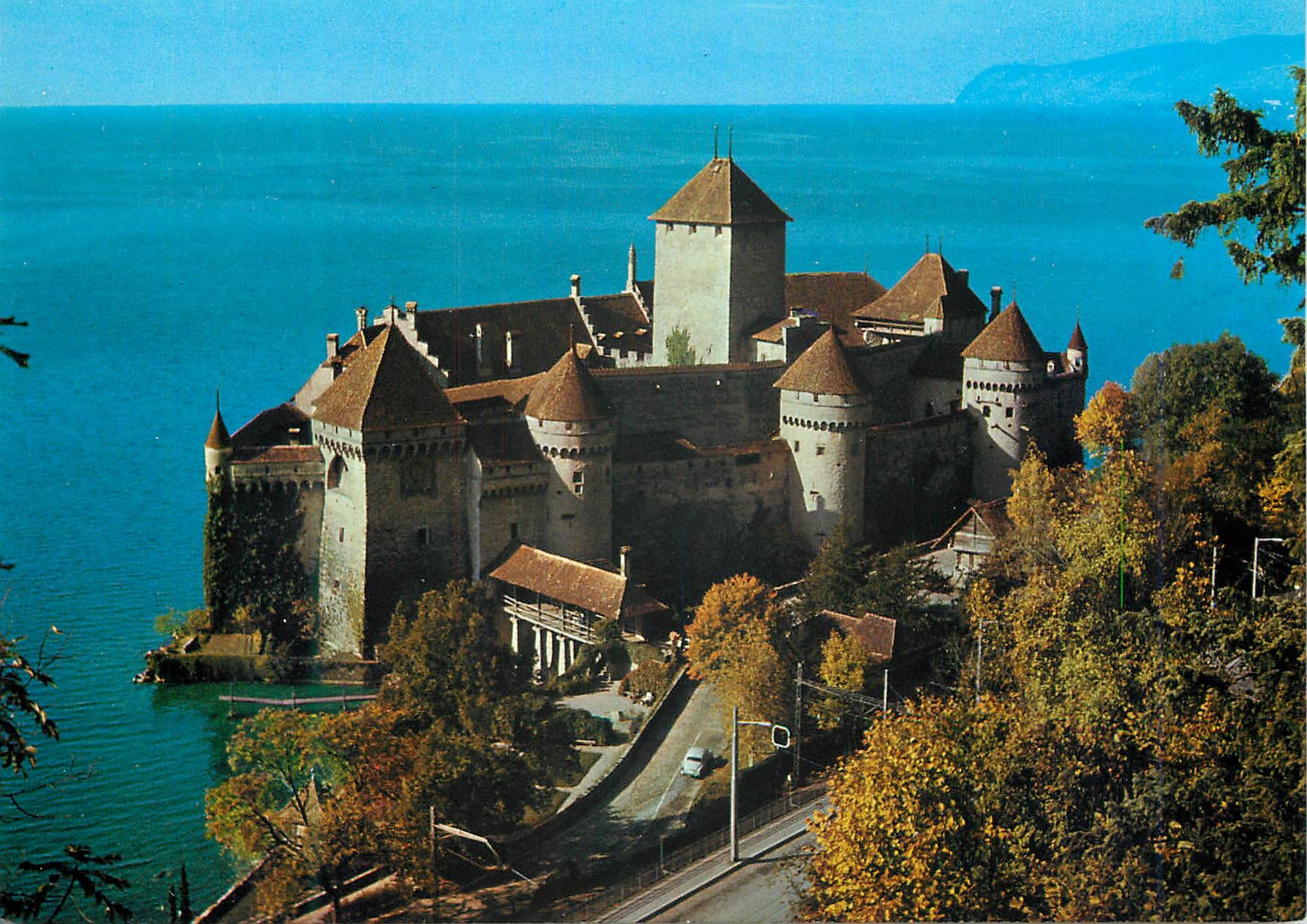 CPM Schweiz Suisse Switzerland Montreux Chateau de Chillon Castello di Chillon Schloss Chillon