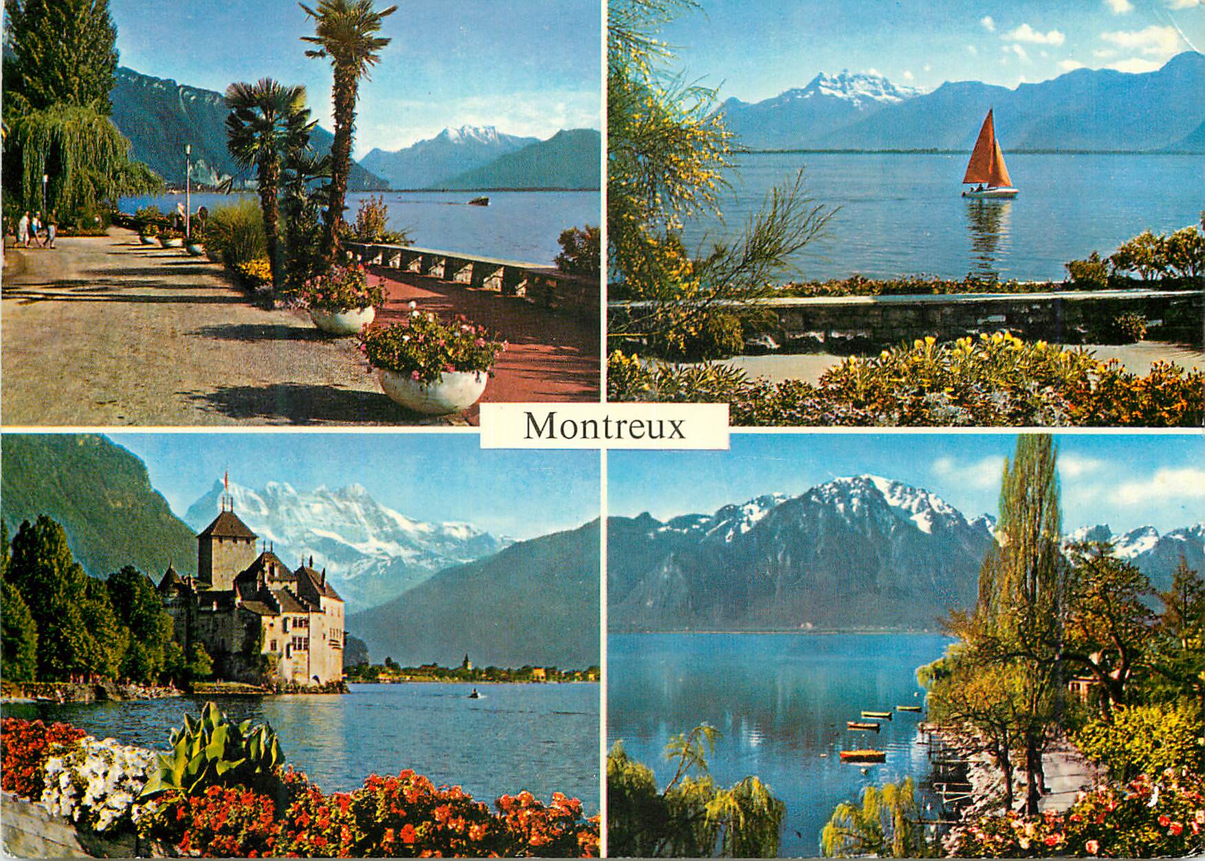 CPM Montreux Photoglob Wehrli S A Zurich Vevey
