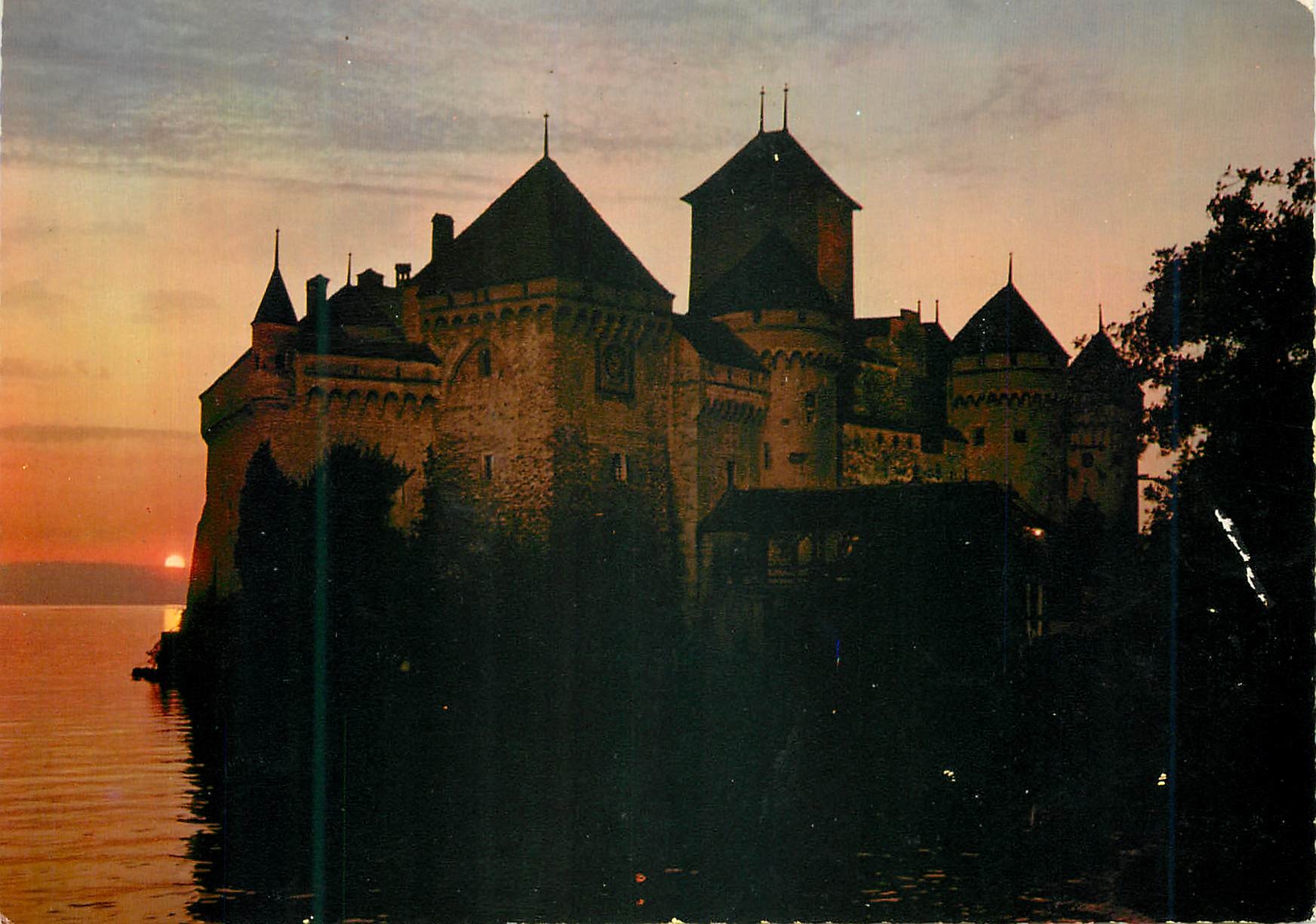 CPM Lac Leman Le Chateau de Chillon Reproduction interdite