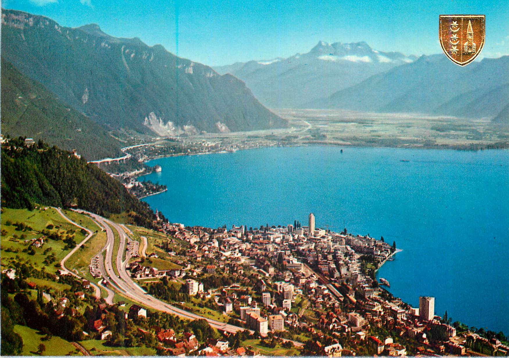 CPM Montreux Vue generale Gesamtansicht Reproduction interdite