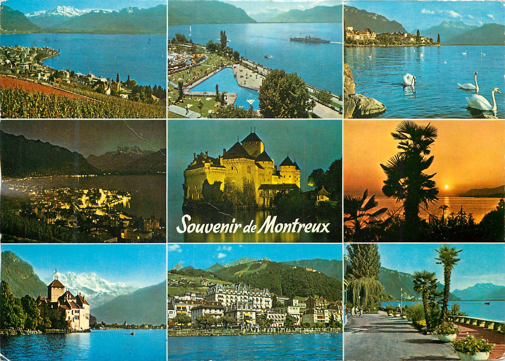 CPM Souvenir de Montreux Photoglob Werhli S A Zurich Vevey