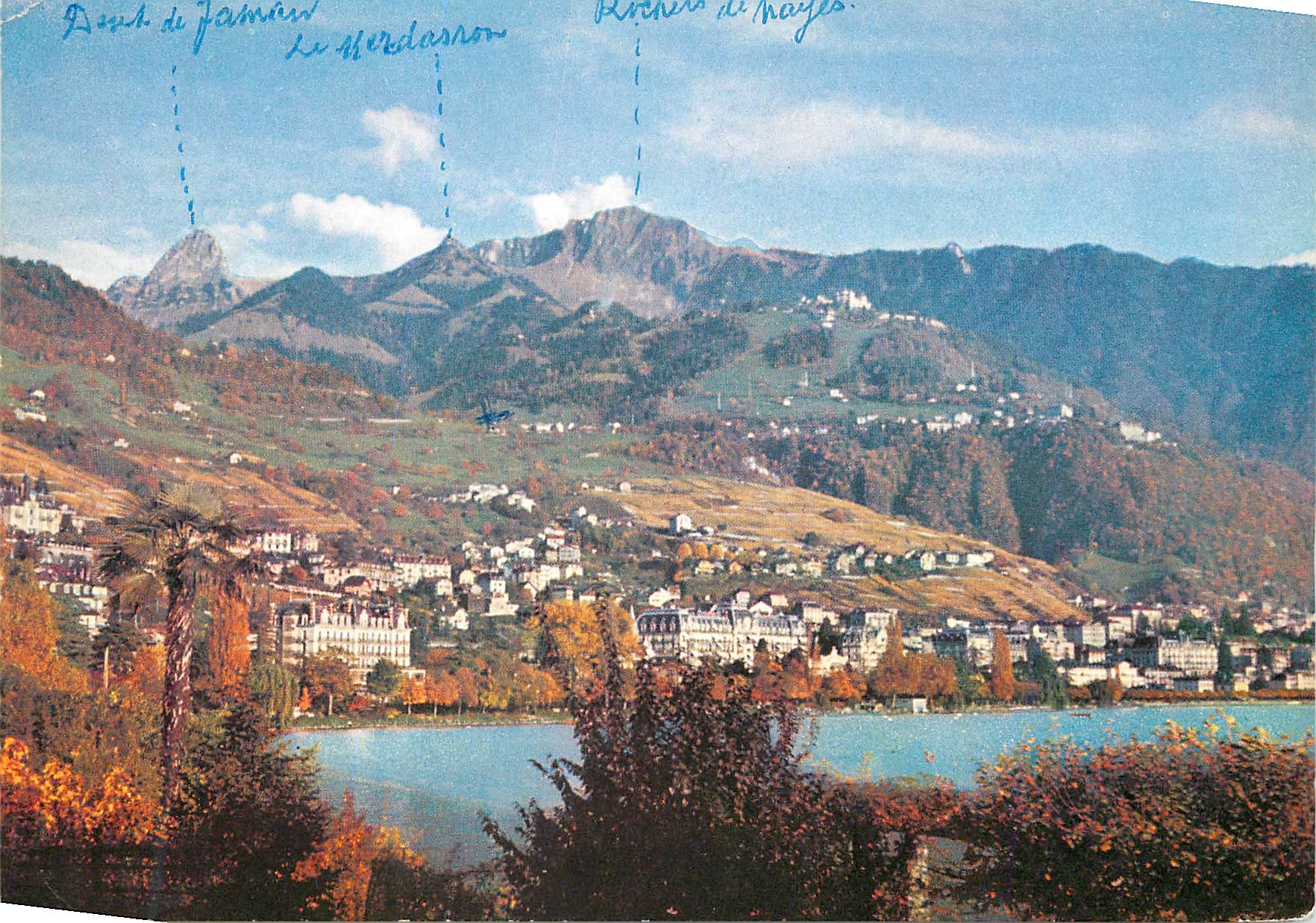 CPM Montreux et Rochers de Naye an debut d octobre Montreux und Rochers de Naye anfangs Oktober