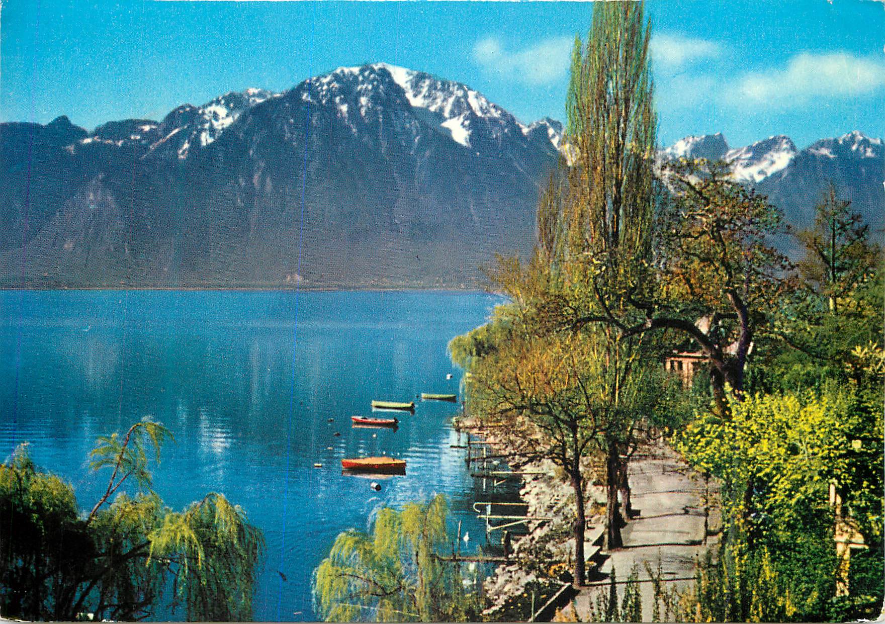 CPM Montreux Le Gramont Photoglob S A Zurich Vevey Helvetia Zurich