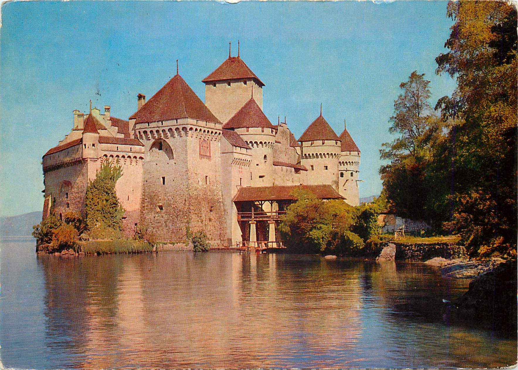 CPM Montreux Chateau de Chillon Helvetia Glion
