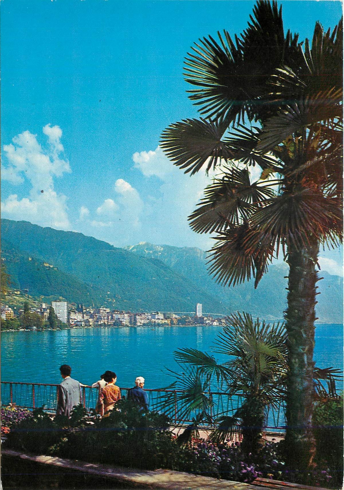 CPM Montreux Vue generale Gesamtansicht Veduta generale