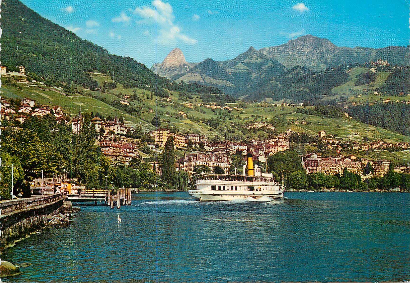 CPM Montreux Baie de Clarens Le Poste Aerienne Est Rapide et Sure Helvetia Europa