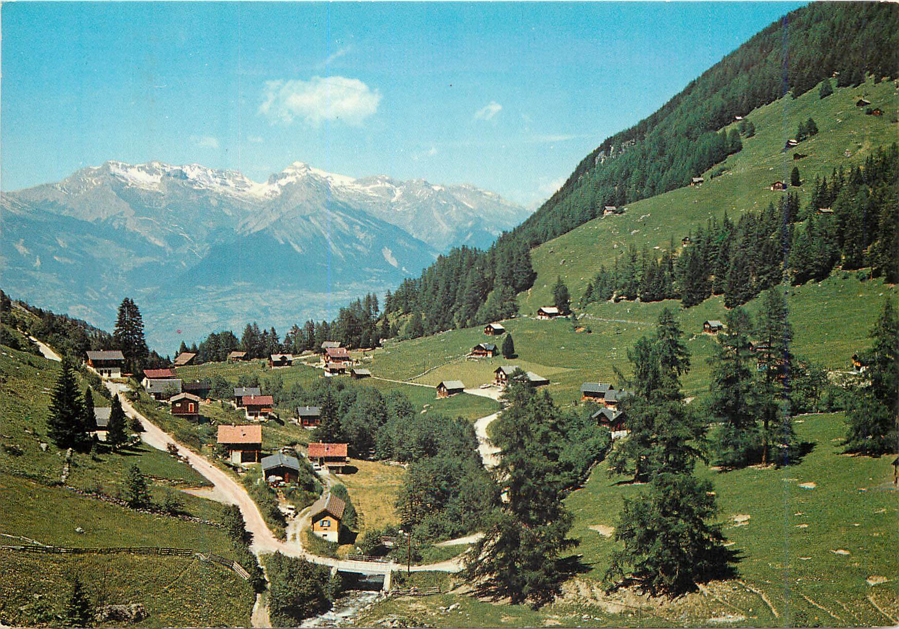 CPM Nendaz Valais C H Les Mayens de Planchouet Helvetia Haute Nendaz