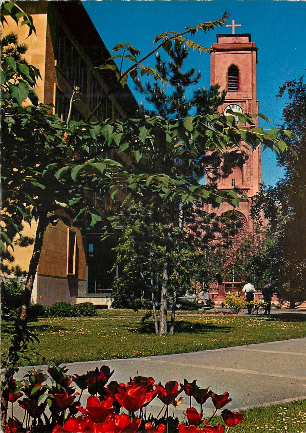 CPM Neuchatel Eglise catholique Katholische Kirche Chiesa cattolica Neuchatel Ville d Etudes et de Sejour Helvetia Zuric