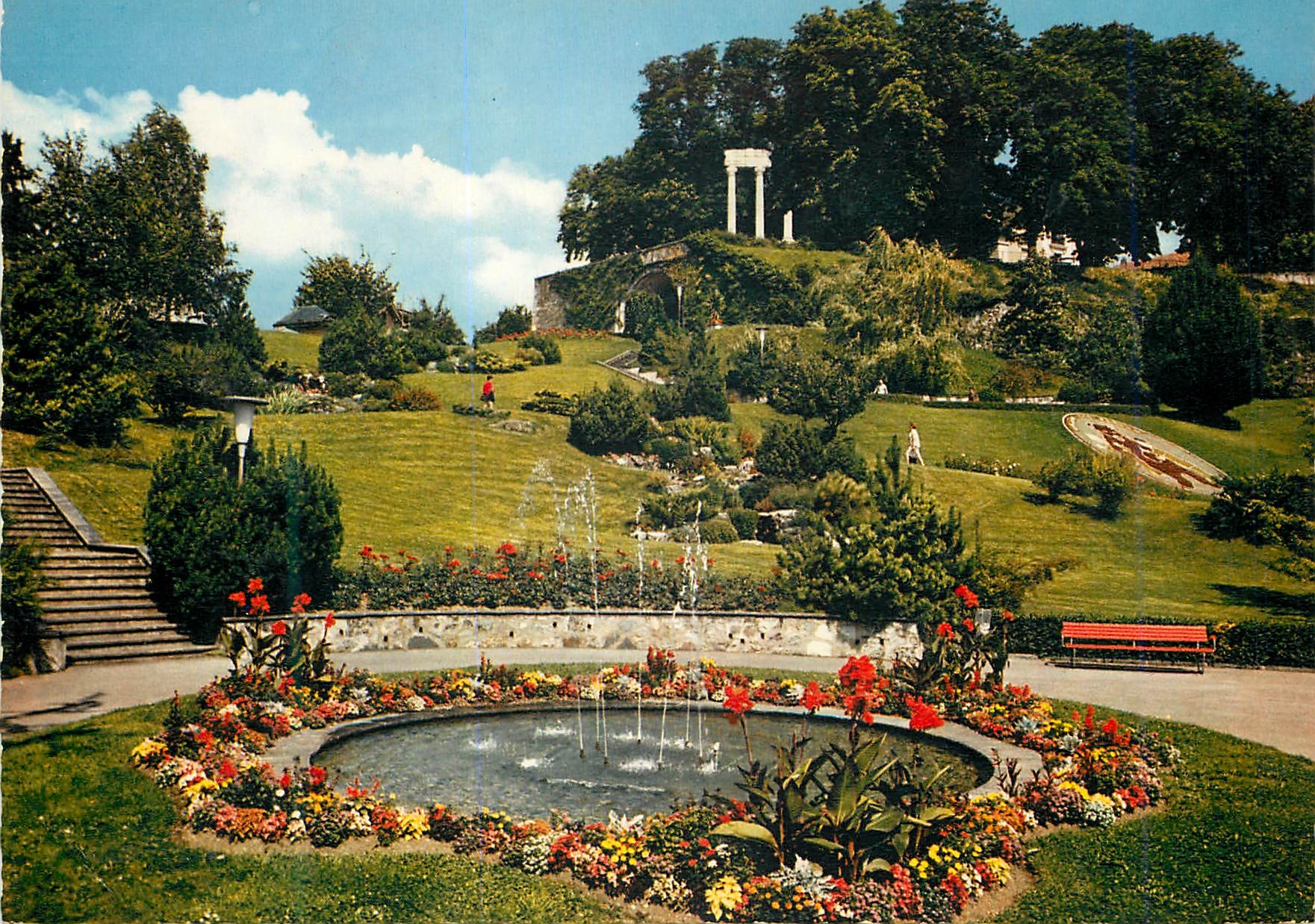 CPM Nyon Promenade du Bourg de Rive Iris Mexichrome Reproduction interdite