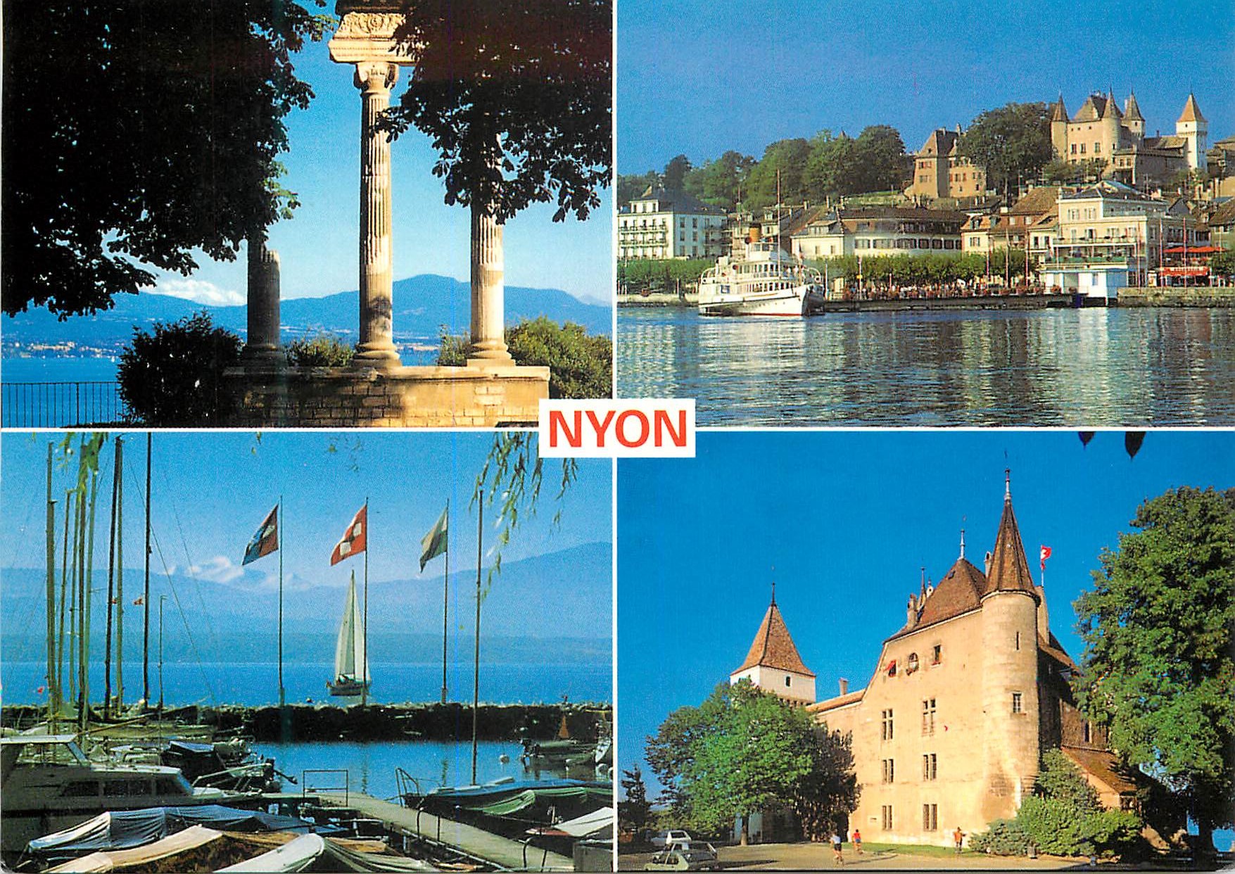 CPM Nyon Nyon sur le Lac Leman V D Suisse Editions colours jaeger