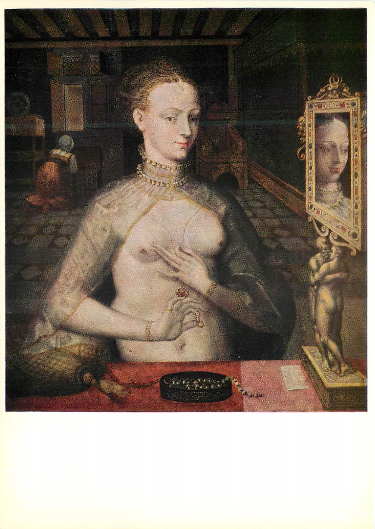 CPM Ecole de Fantainebleau e tiers du e siecle Diane de Poiters Offentliche Kunstsammlung Basel Verlag Offentliche Kunst