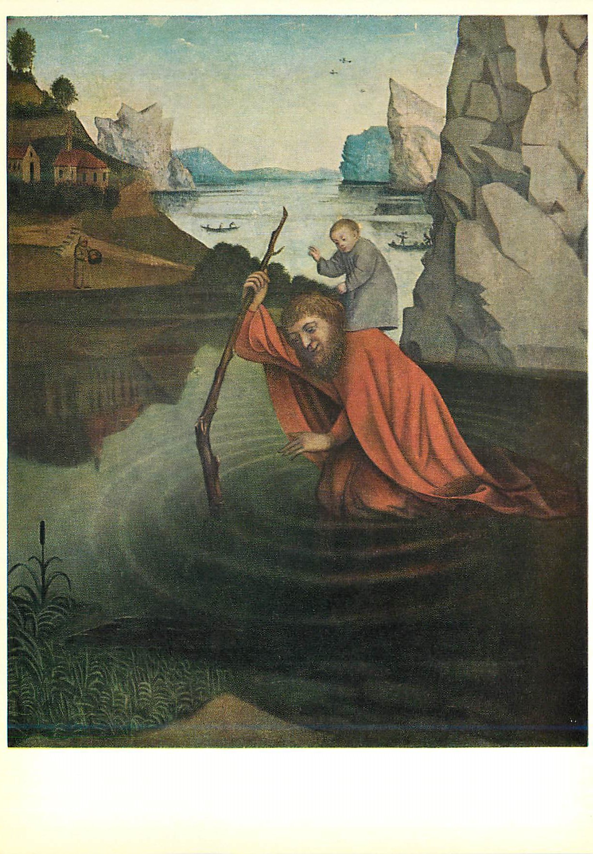 CPM Konrad Witz Der hl Christophorus St Christophe Offentliche Kunstsammlung Basel Verlag Offentliche Kunstsammlung Base