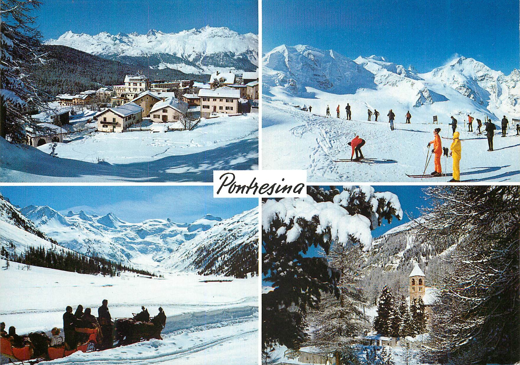 CPM Pontresina Diavolezza Pontresina Kirche Sta Maria Rosegtal Helvetia