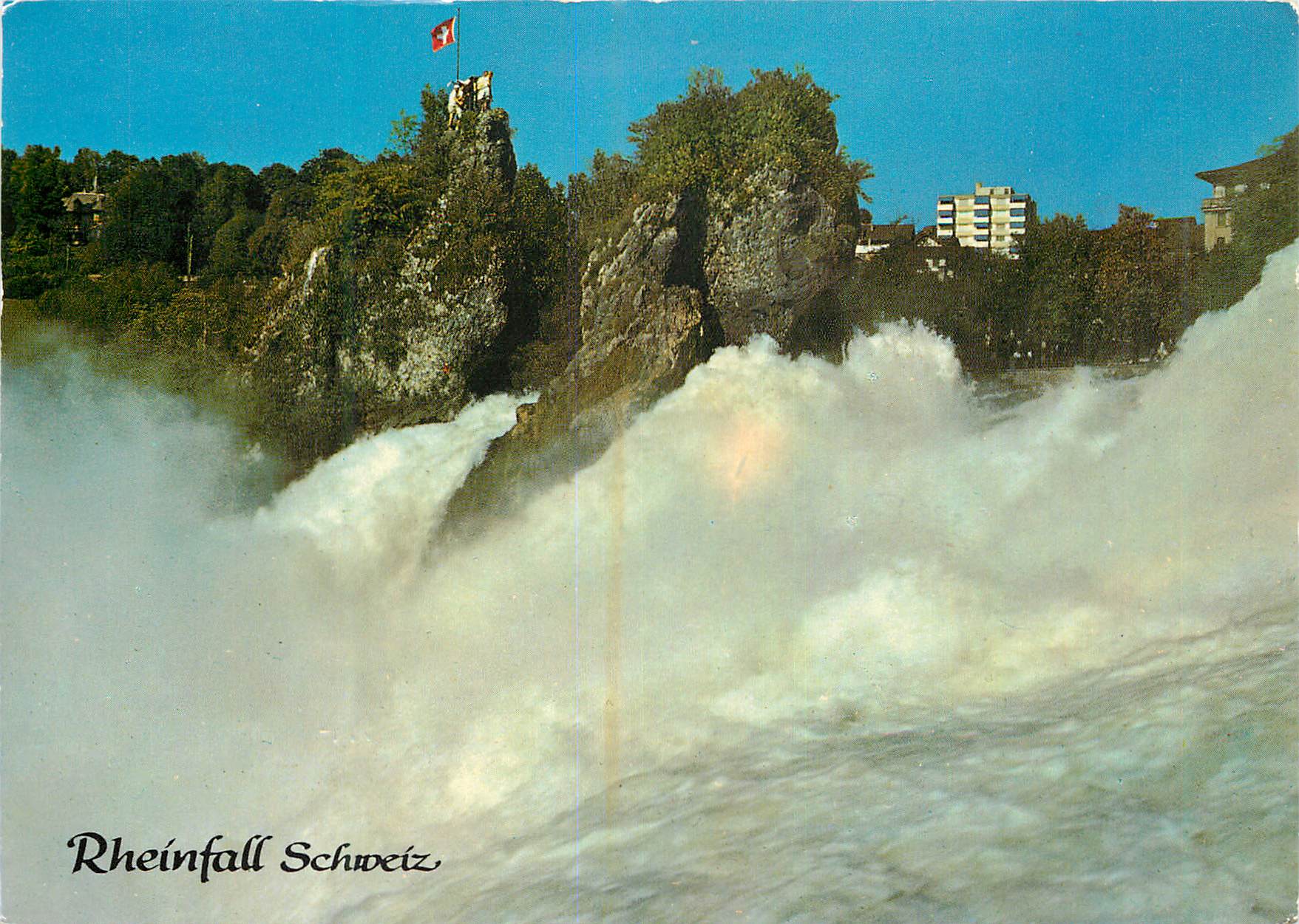 CPM Rheinfall Schweiz Rheinfall bei Neuhausen Totale Breite des Falles Totale Hohe des Falles Alter des Falles Schloss L