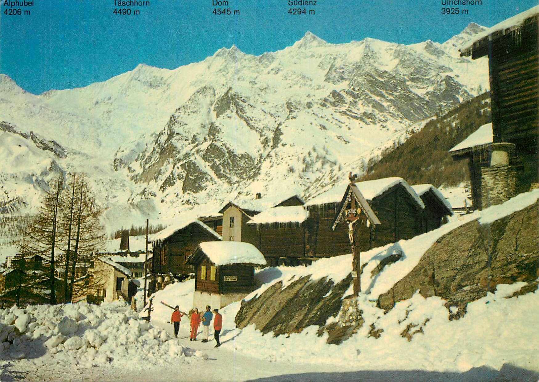 CPM Saas Fee Alphubel Taschhorn Dom Sudienz Saas Fee Perle der Alpen Helvetia