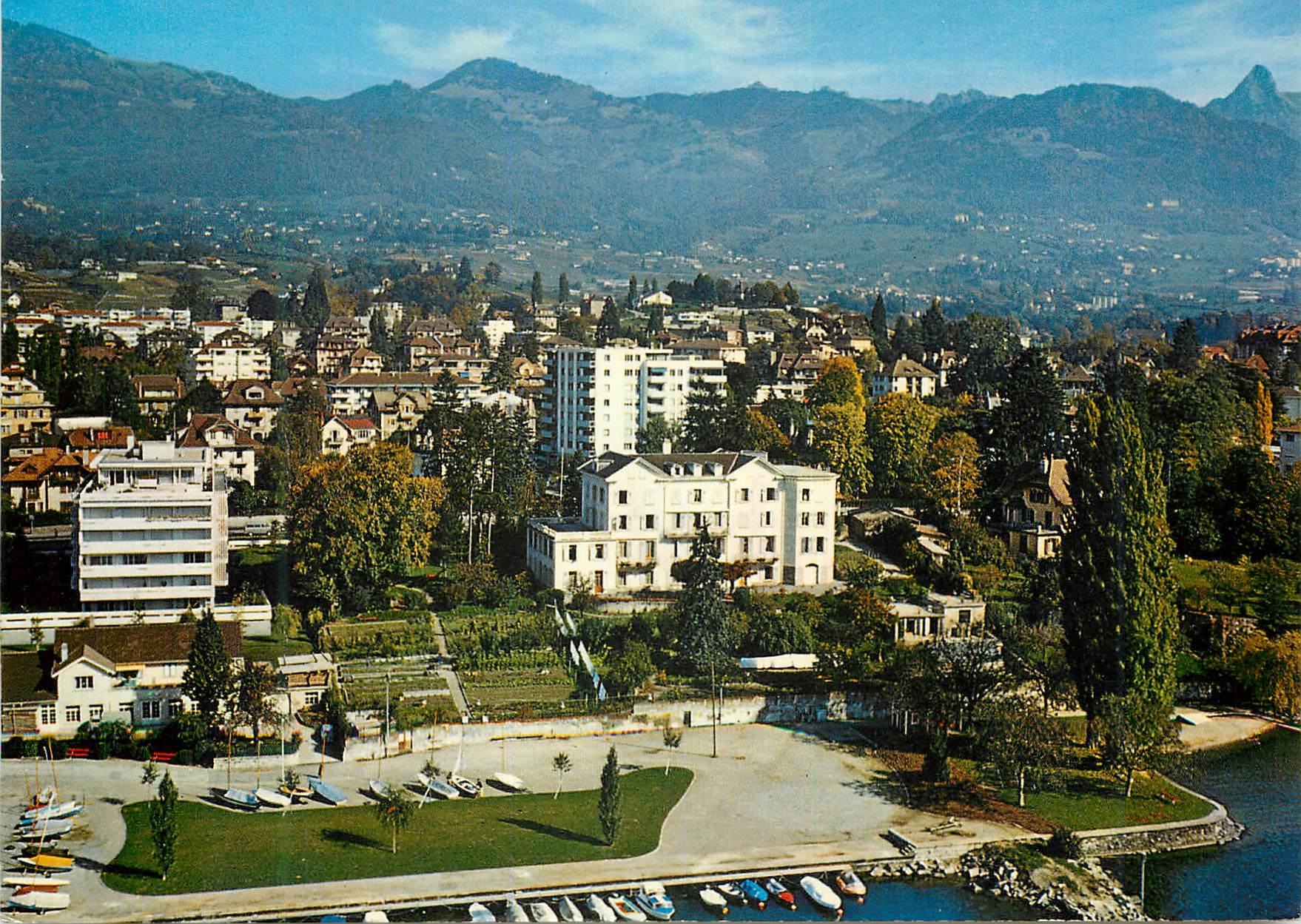 CPM La Tour Peilz pres Vevey vue partielle