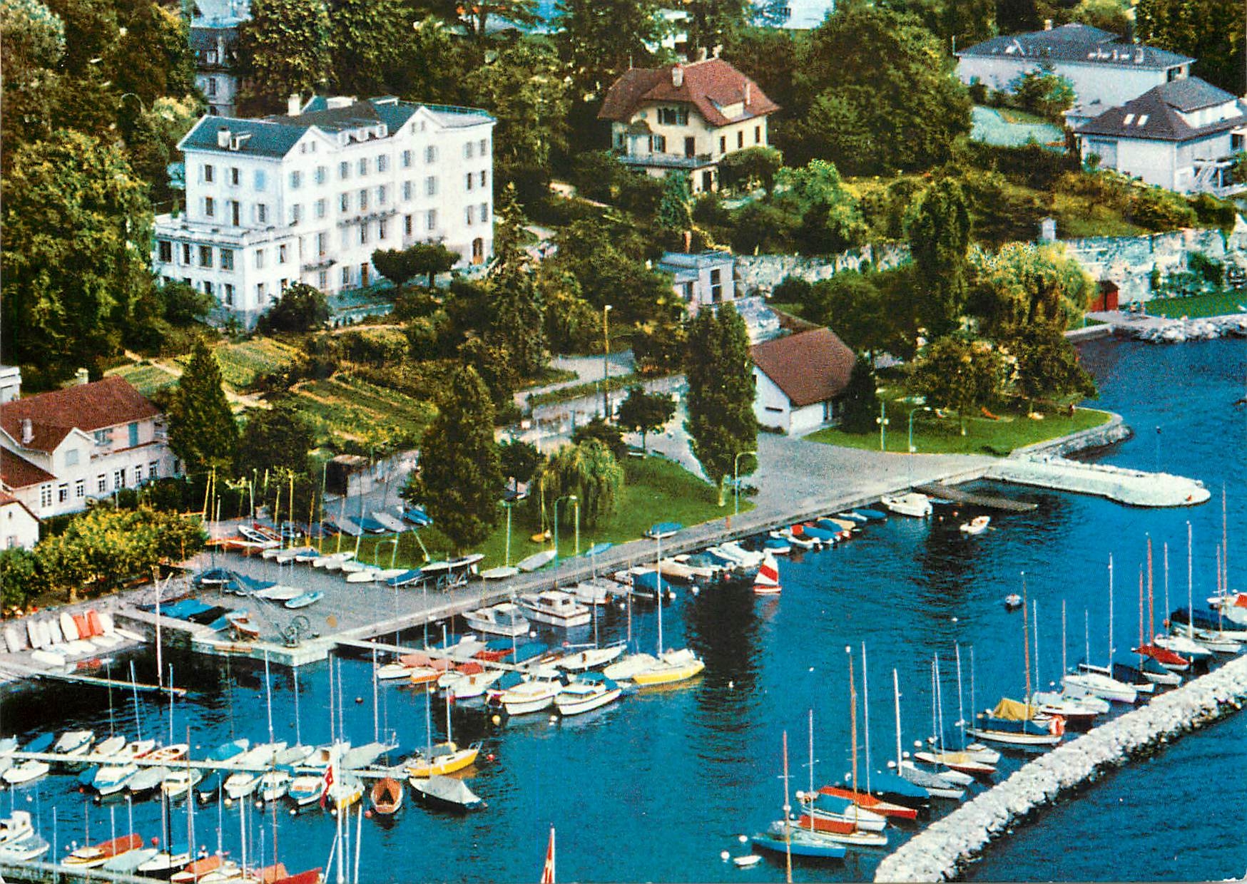CPM Schweiz Suisse Switzerland Suisse Riviera Vaudoise Bon Rivage Maison de Sejour Ma Tour de Peilz