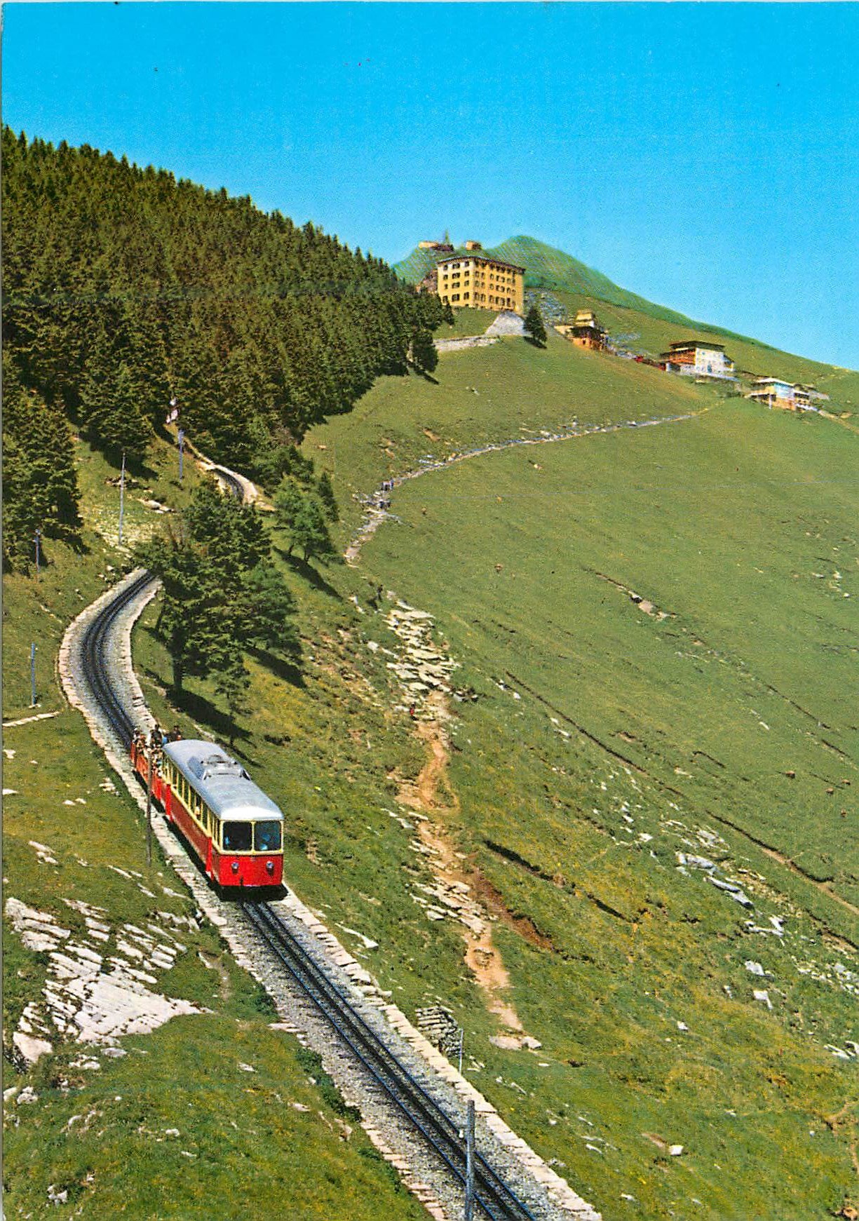 CPM Monte Generoso Vetta Train Funiculaire