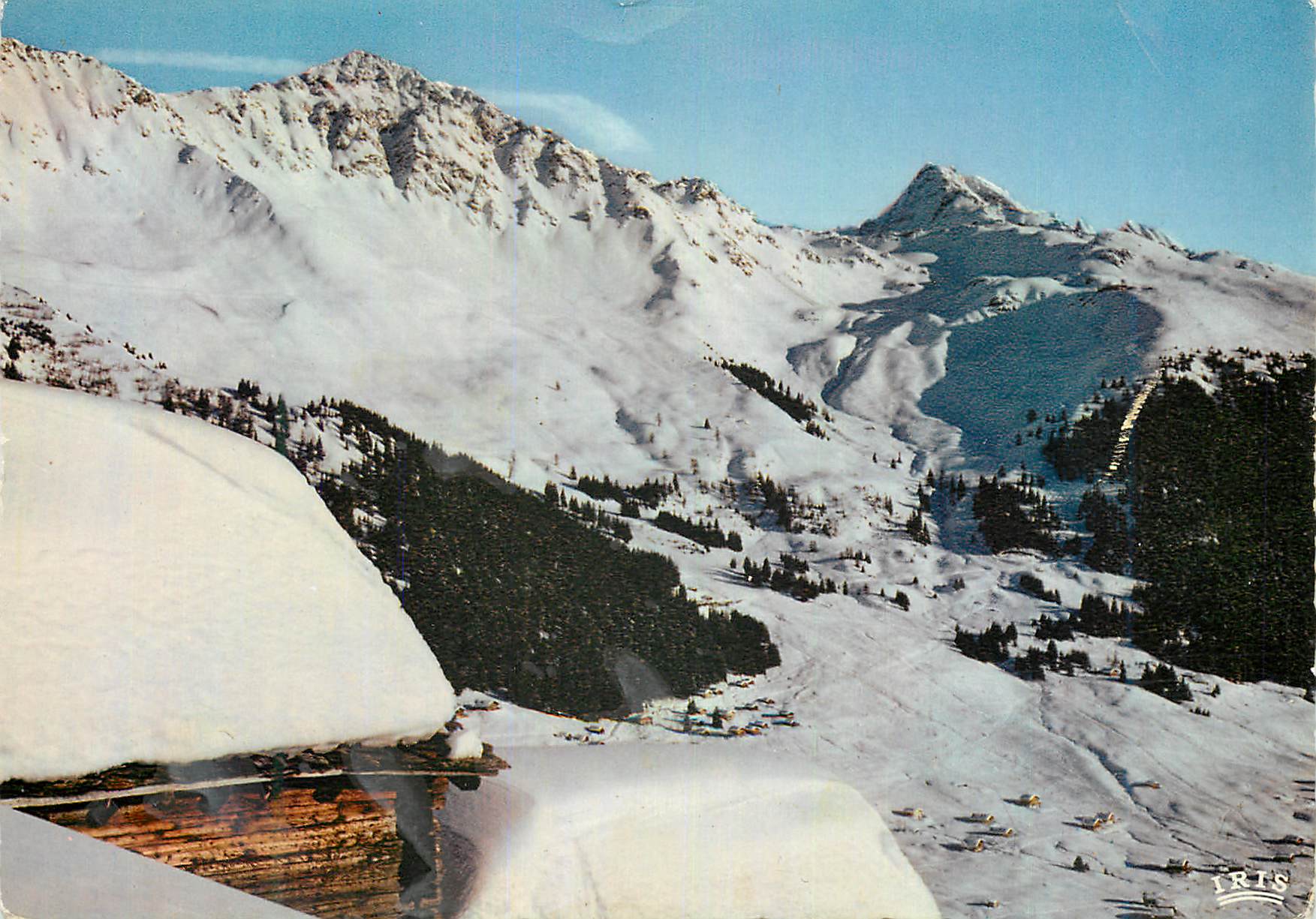 CPM Verbier La Combe de Medran et le Mi Gute Iris Mexichrome