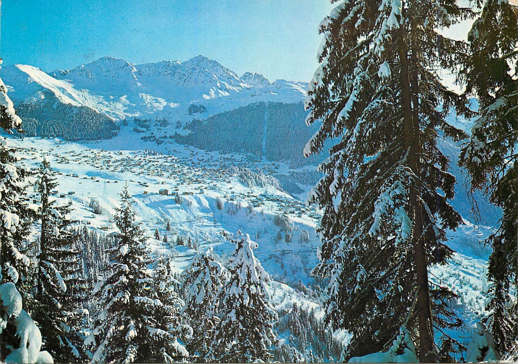 CPM Verbier Vue generale depuis St Christophe