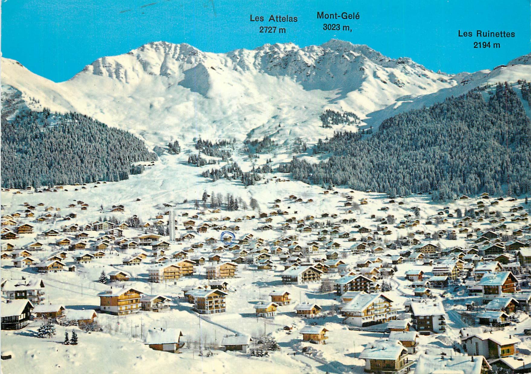 CPM Les Attelas Mont Gele Les Ruinettes Verbier Station V S Suisse Verbier hiver