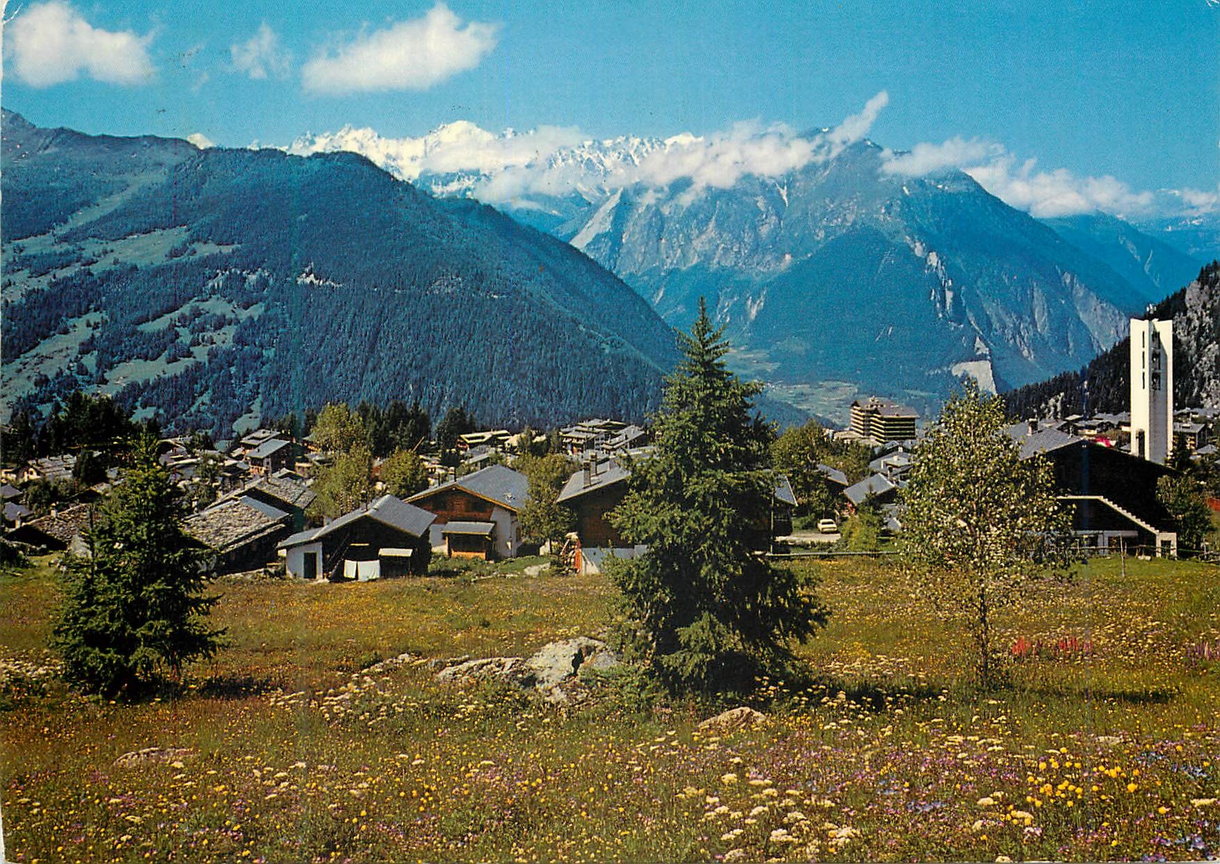 CPM Station de Verbier et massif du Trient Verbier hiver