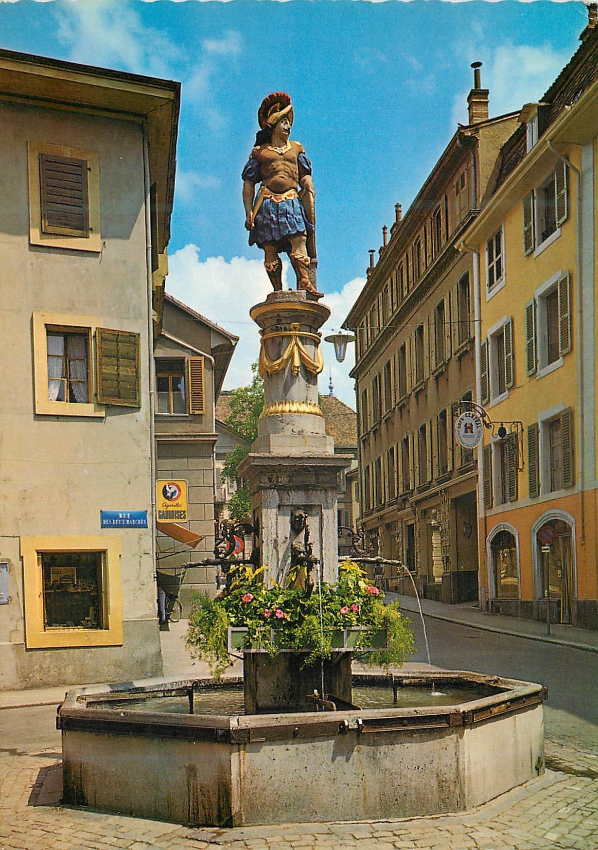 CPM Vevey La Fontaine Saint Martin