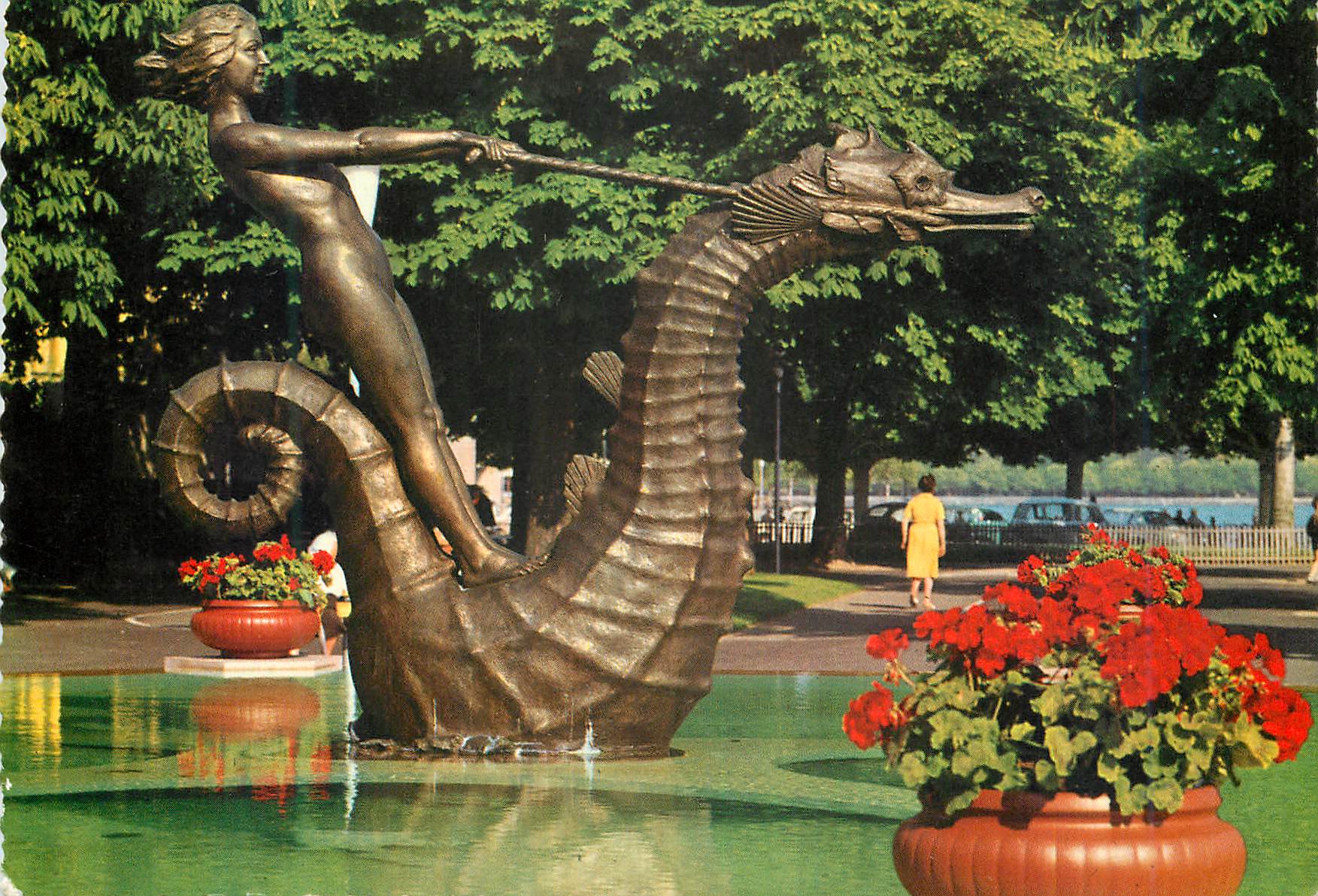 CPM Vevey Hippocampe ay jardin du Rivage 